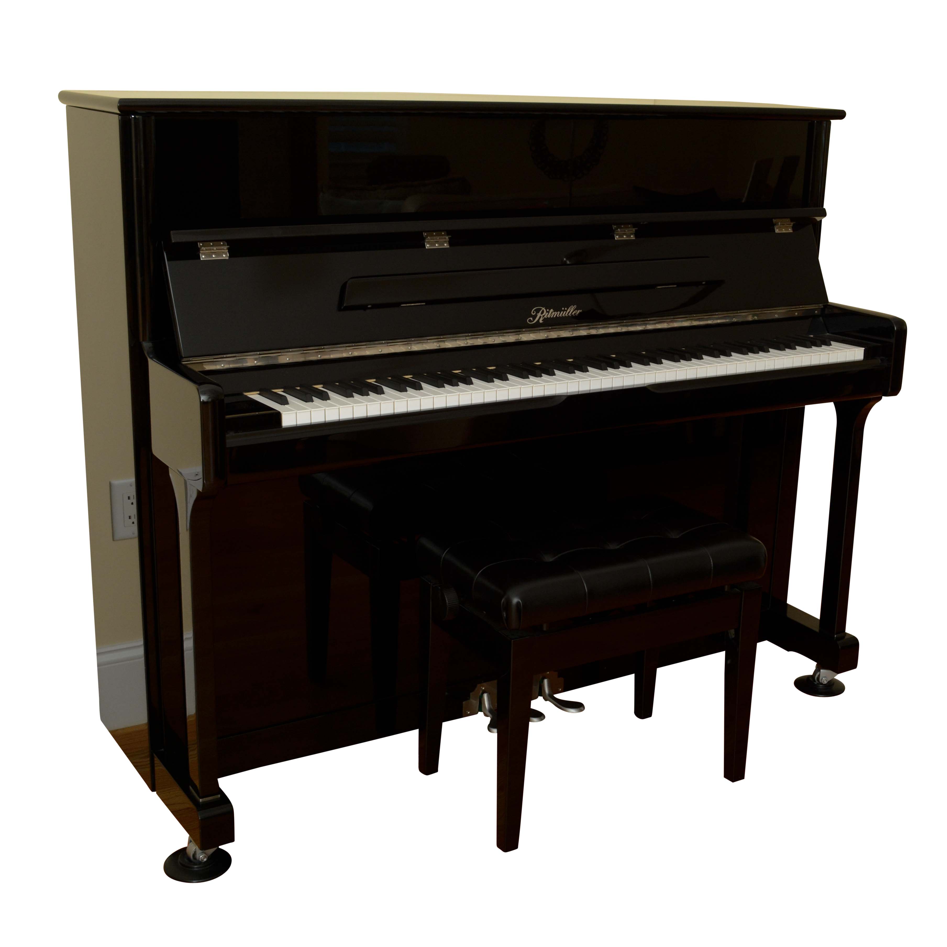 Ritmüller Studio Upright Piano with Adjustable Bench