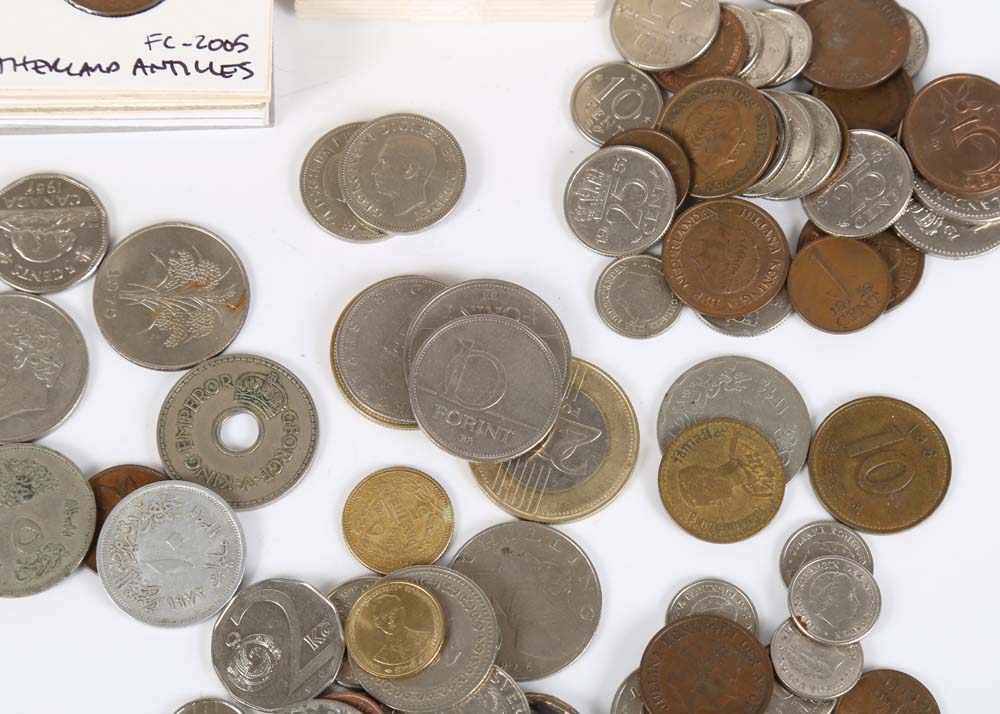 108 Miscellaneous Modern Foreign Coins