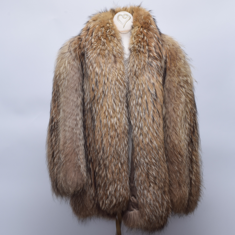 Women's Lumi Tanuki Fur Coat