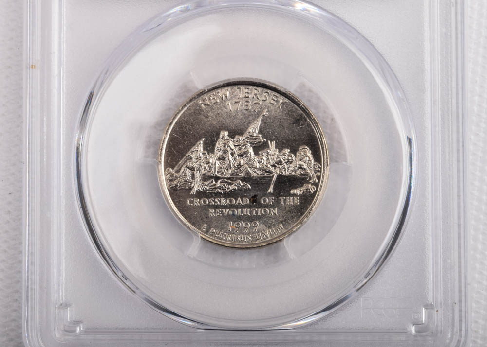 PCGS Graded Washington Fifty States Quarter Dollars