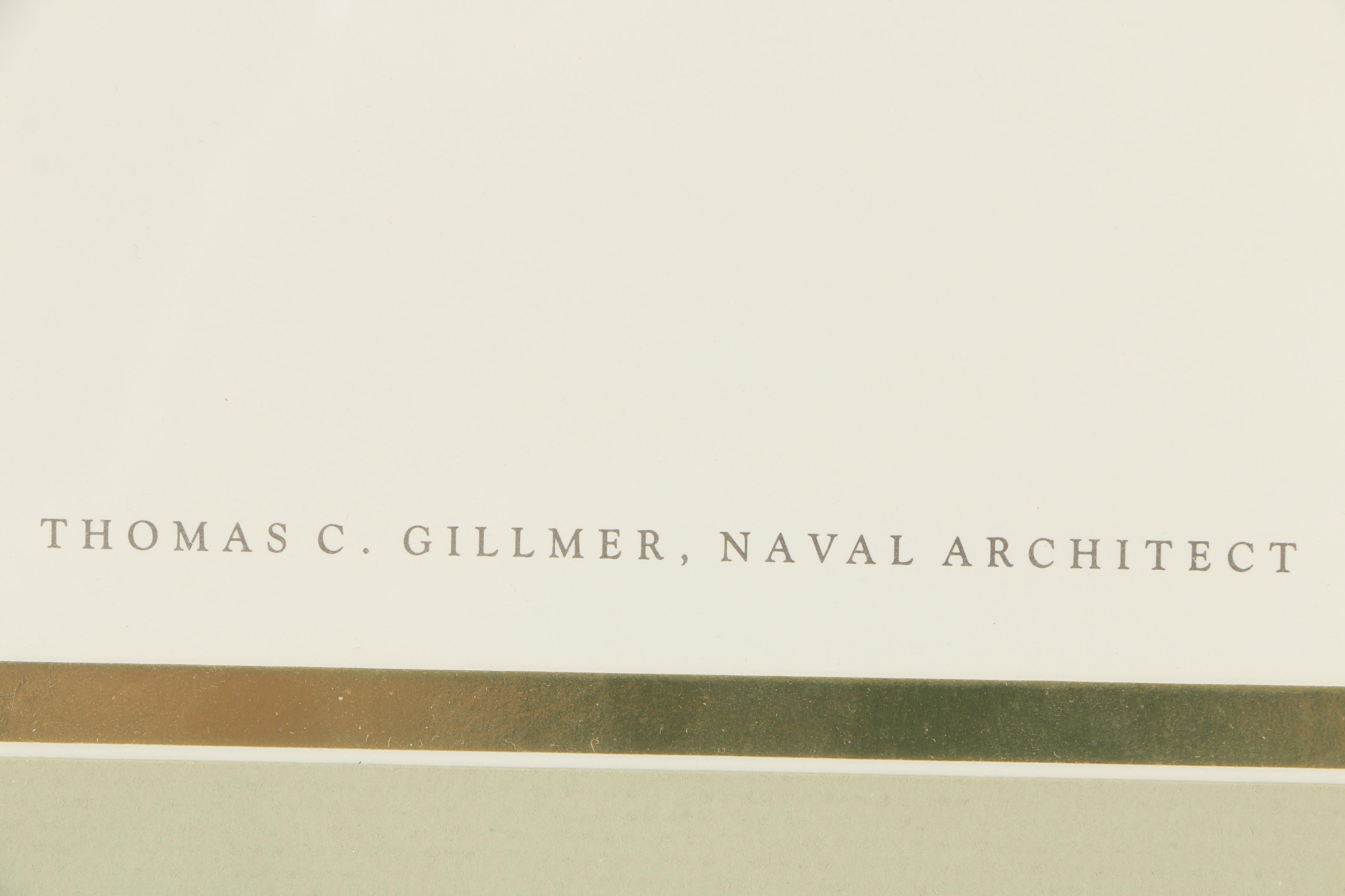 Stephen J. Beshara Limited Edition Offset Lithograph " Pride of Baltimore II"