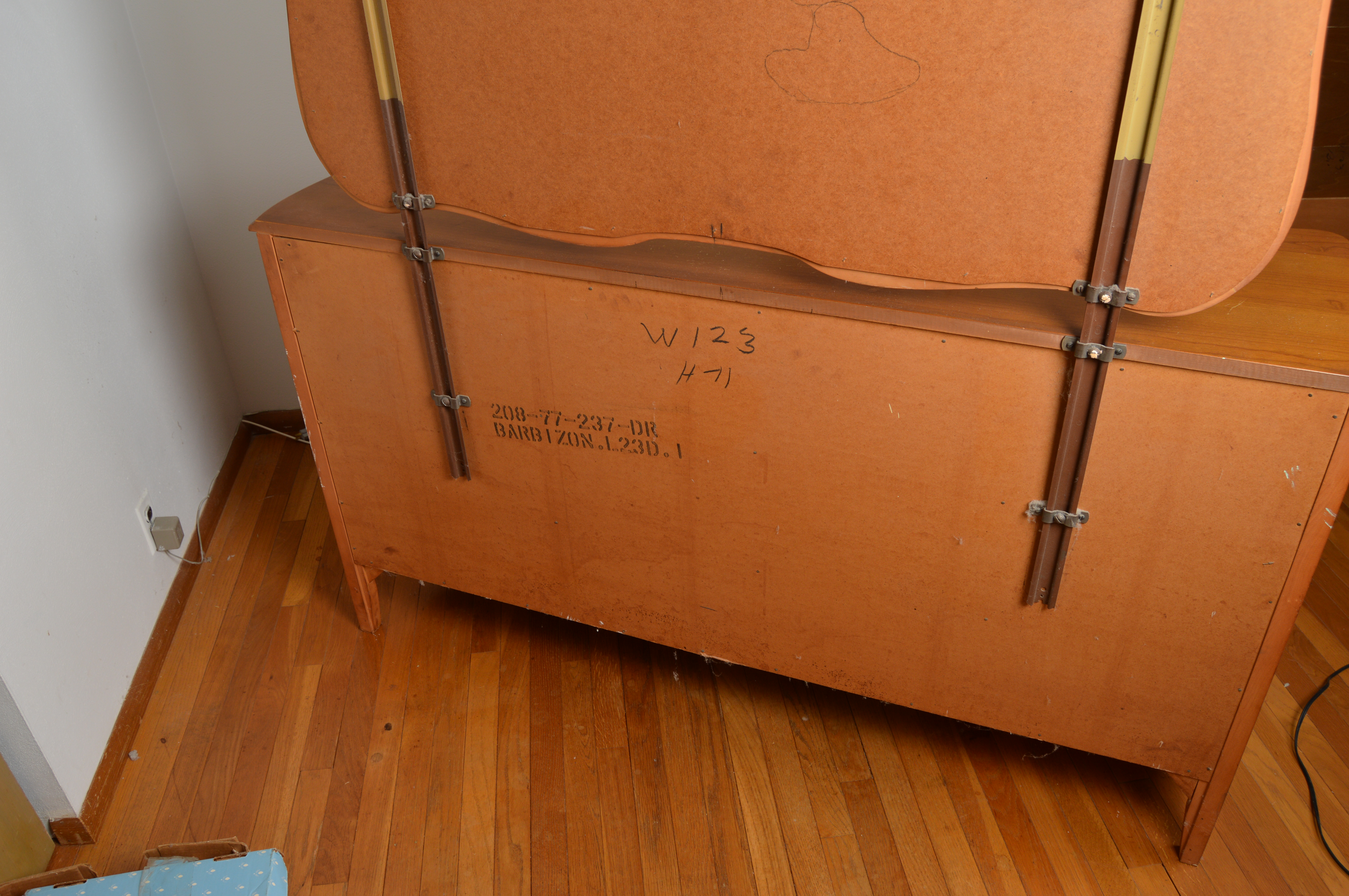 Vintage French Provincial Cherry Bedroom Set by Bassett