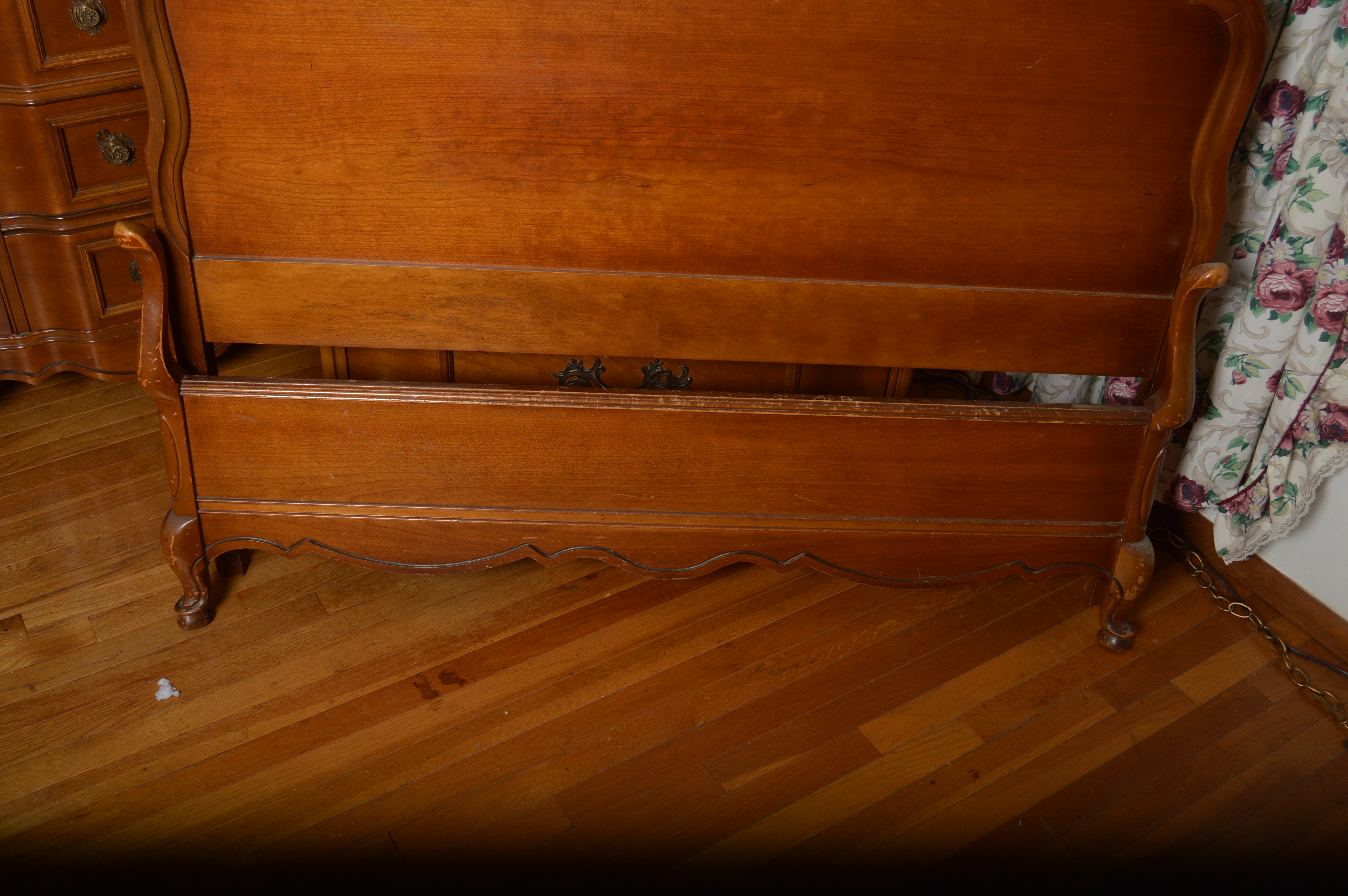 Vintage French Provincial Cherry Bedroom Set by Bassett