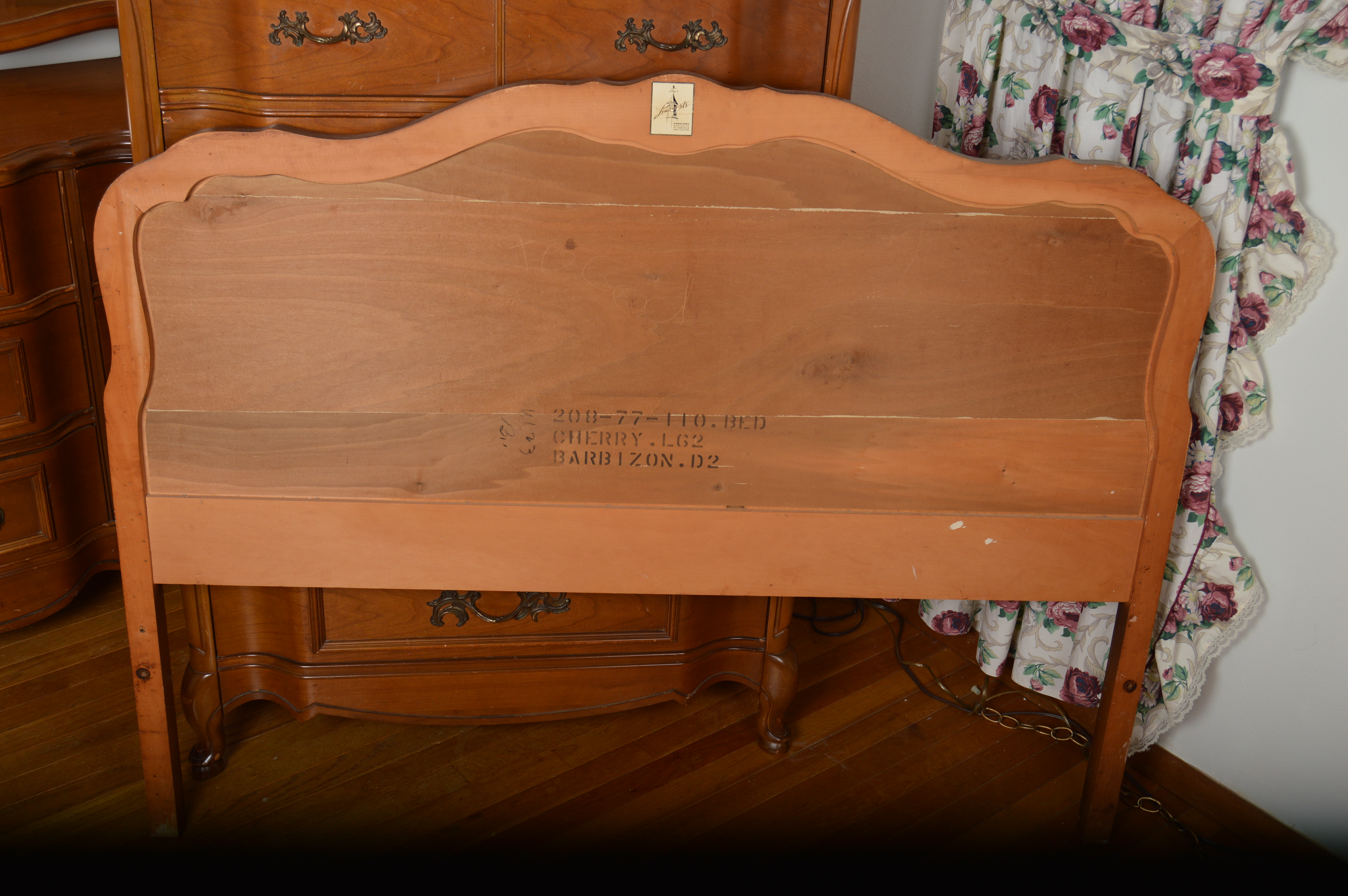 Vintage French Provincial Cherry Bedroom Set by Bassett