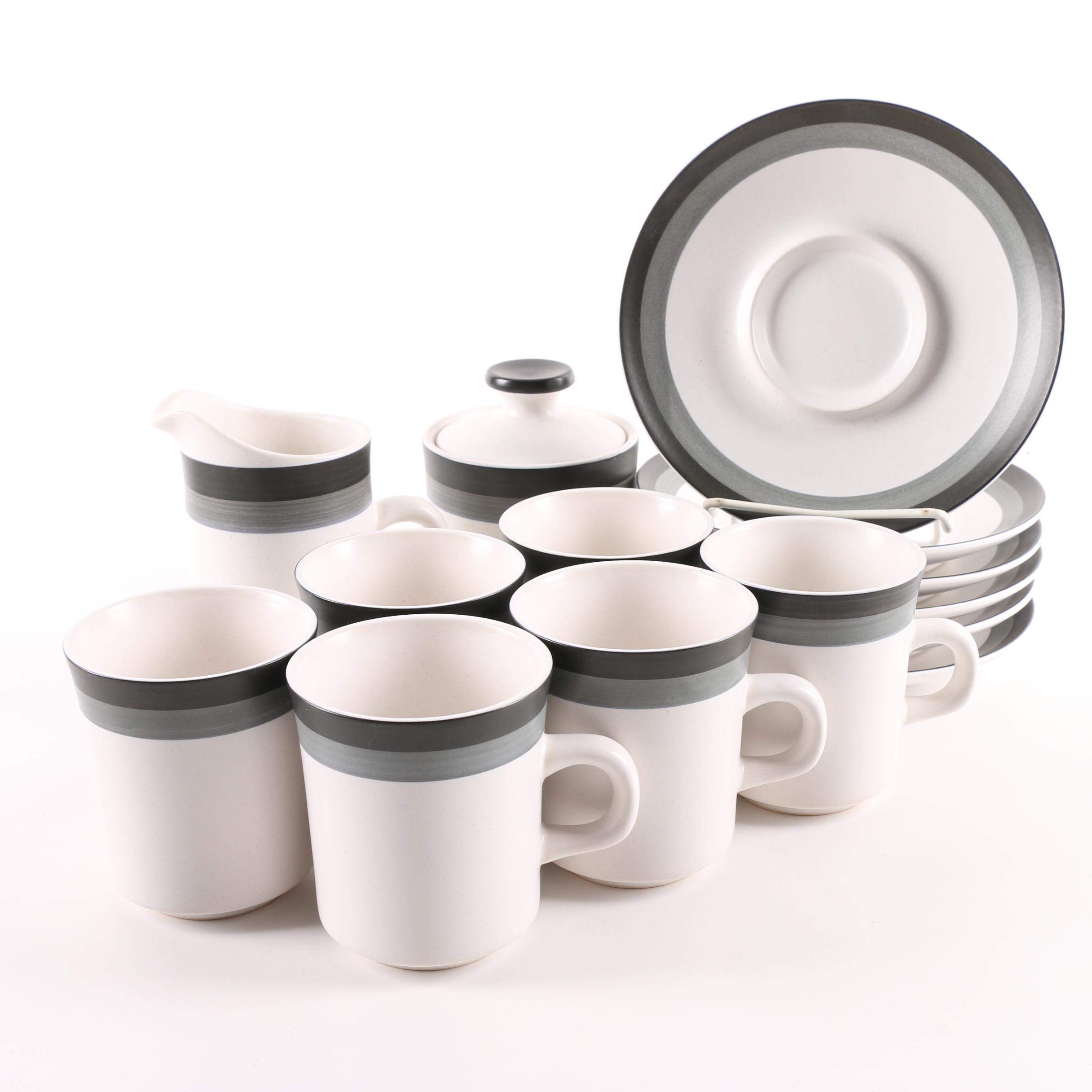 Kasuga by Showa Arrowstone "Black Foot" Dinnerware