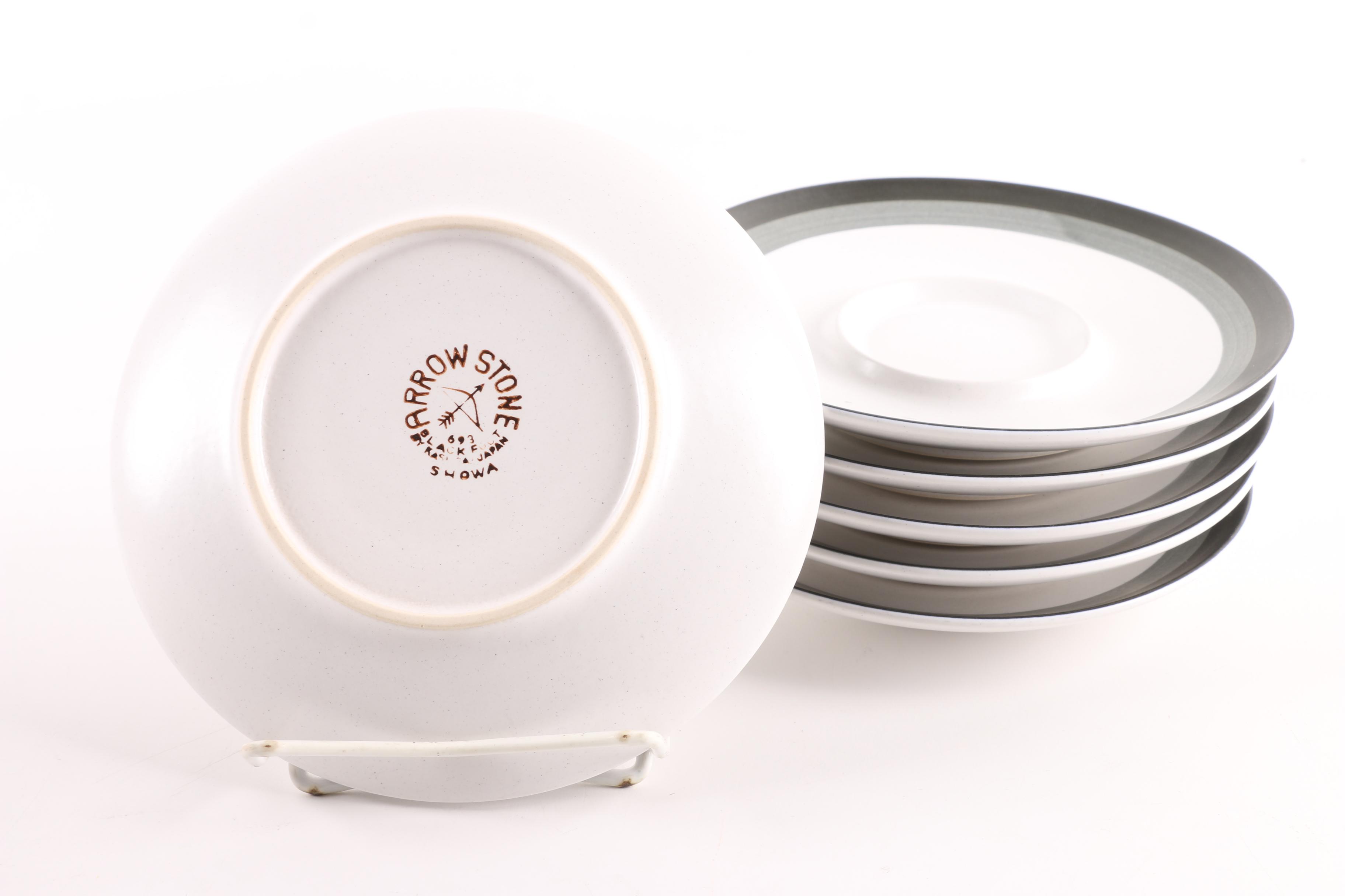 Kasuga by Showa Arrowstone "Black Foot" Dinnerware