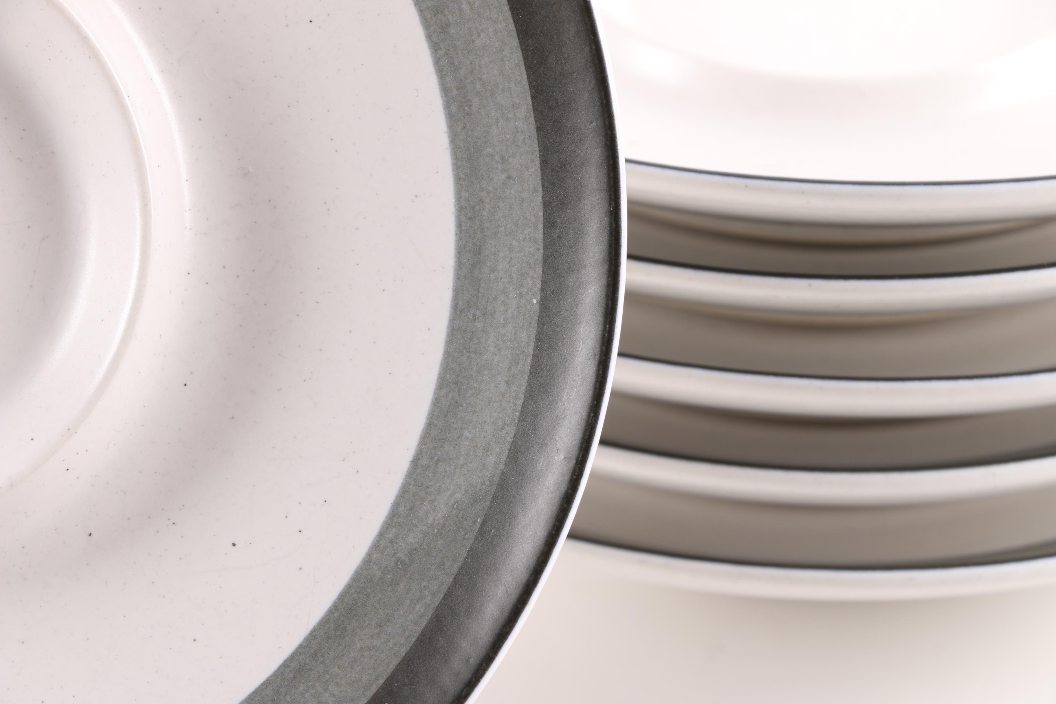 Kasuga by Showa Arrowstone "Black Foot" Dinnerware