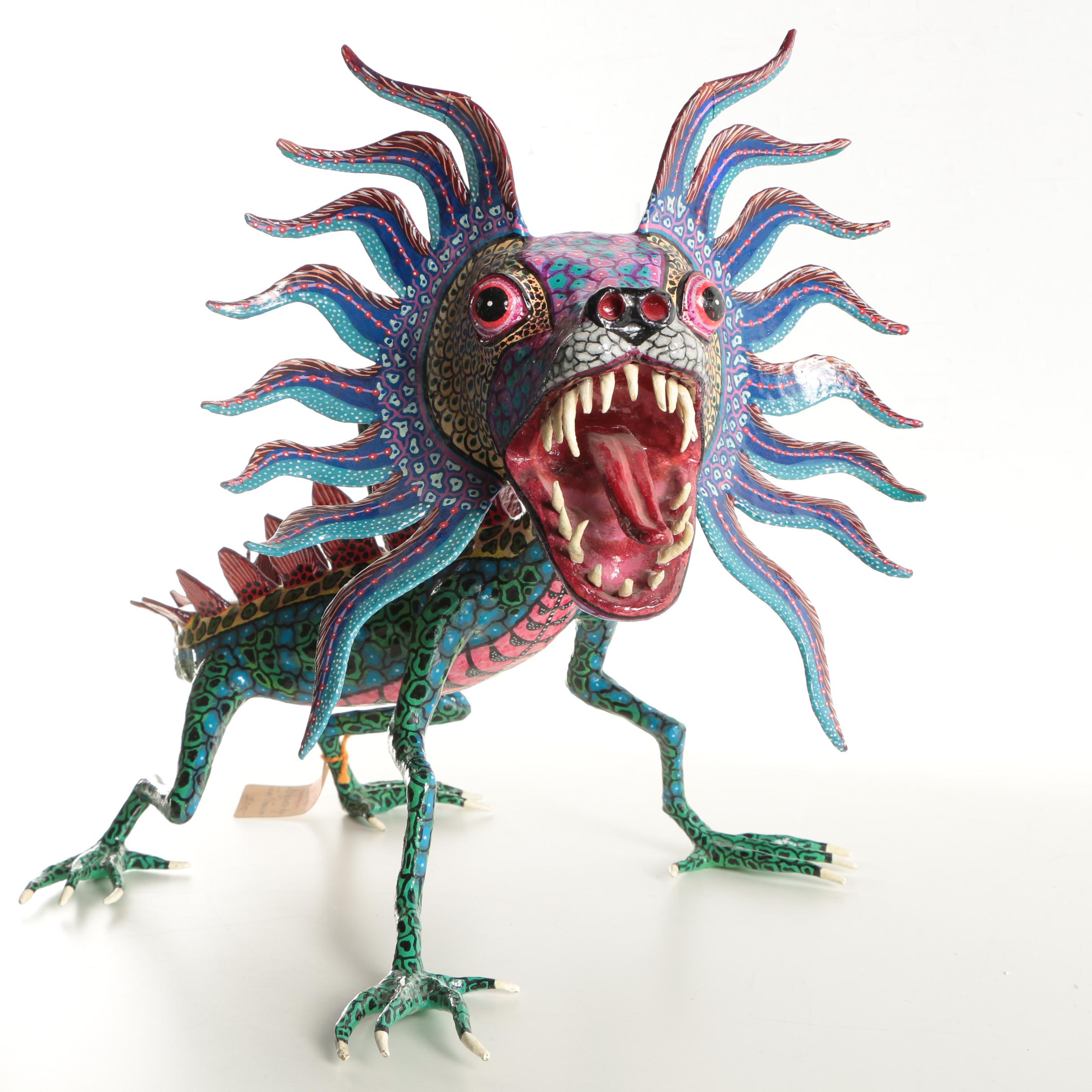 Antonio Joel Garcia Papier-mâché Sculpture "Dragon"