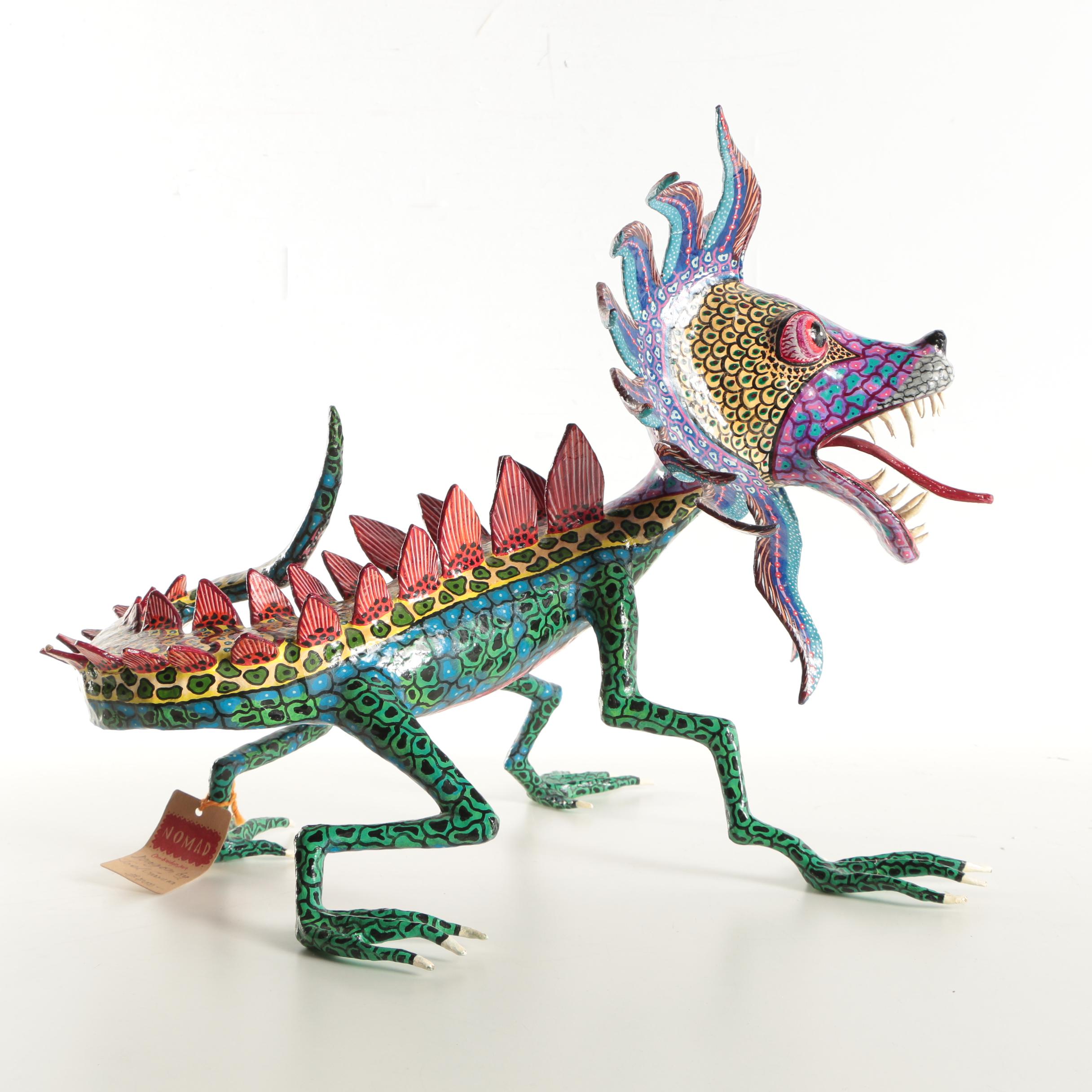 Antonio Joel Garcia Papier-mâché Sculpture "Dragon"