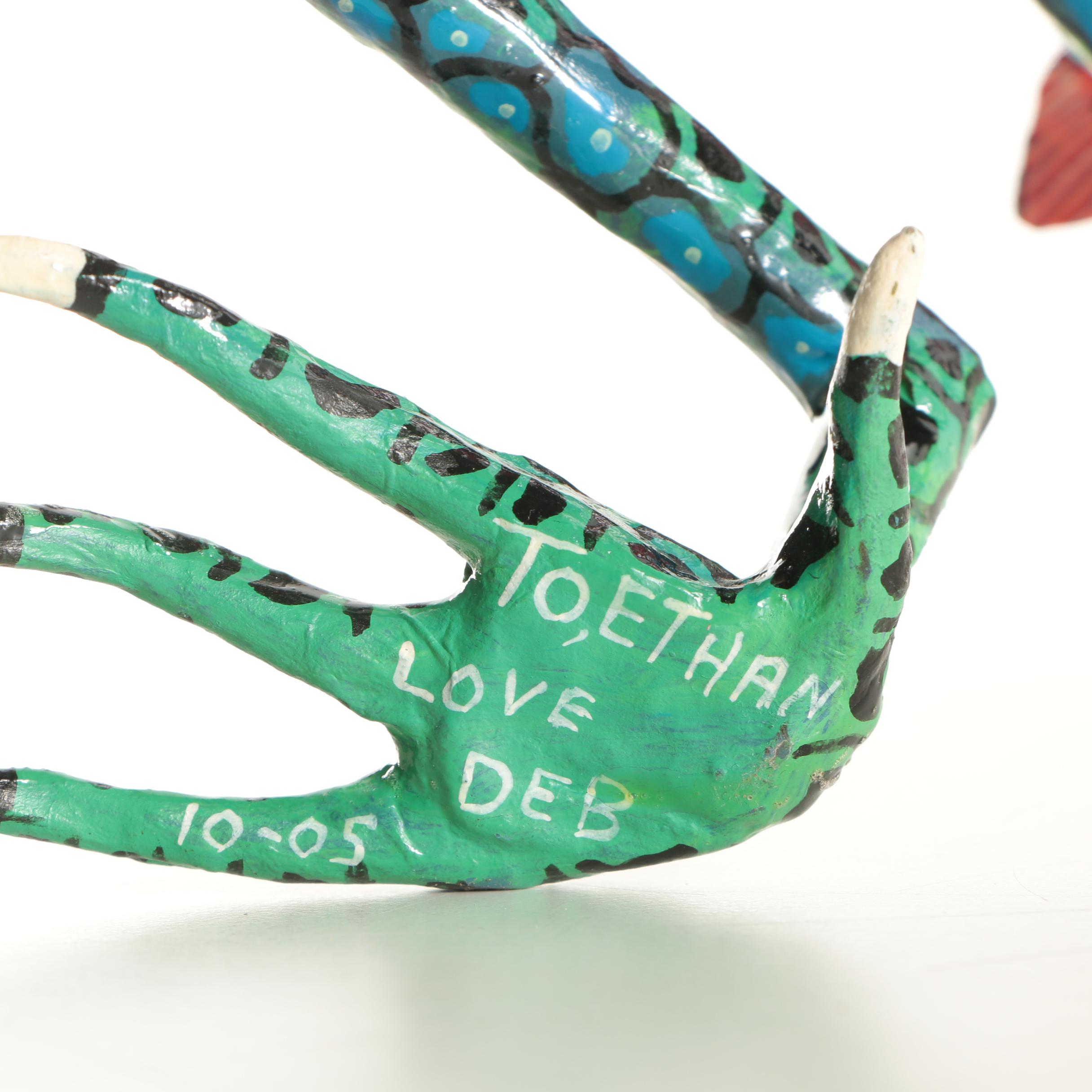 Antonio Joel Garcia Papier-mâché Sculpture "Dragon"