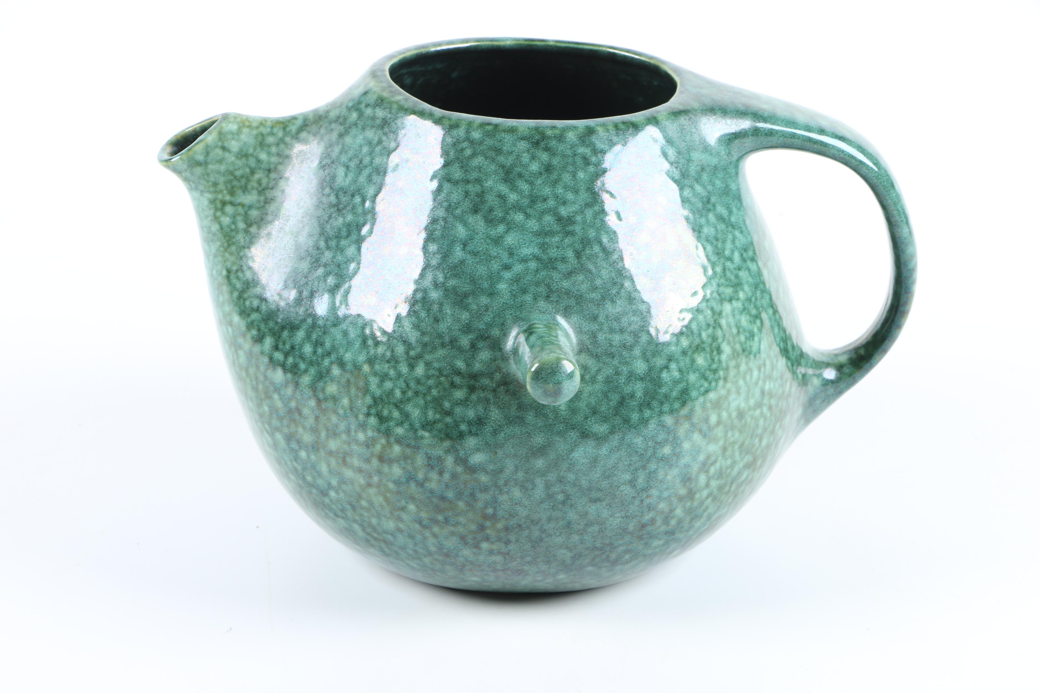 Vintage Raymor by Roseville Coffee Swinging Pot, Designed by Ben Seibel