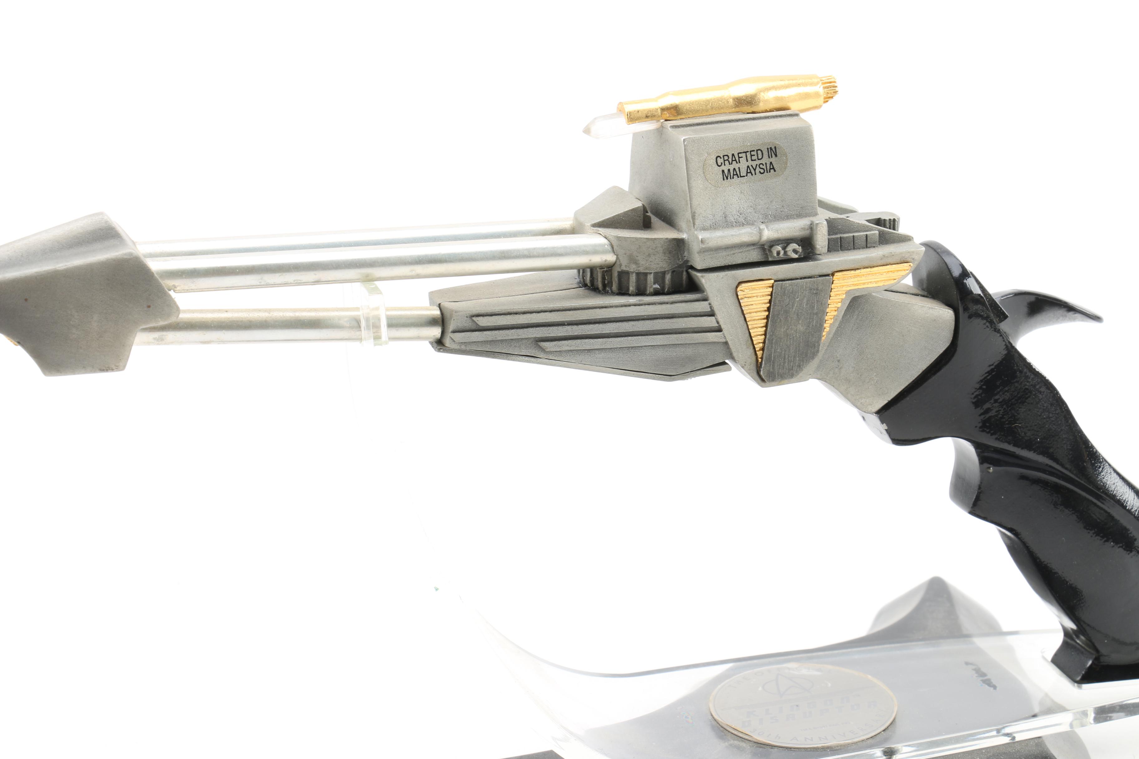 "Star Trek" Klingon Warship and Disruptor Models Including Franklin Mint