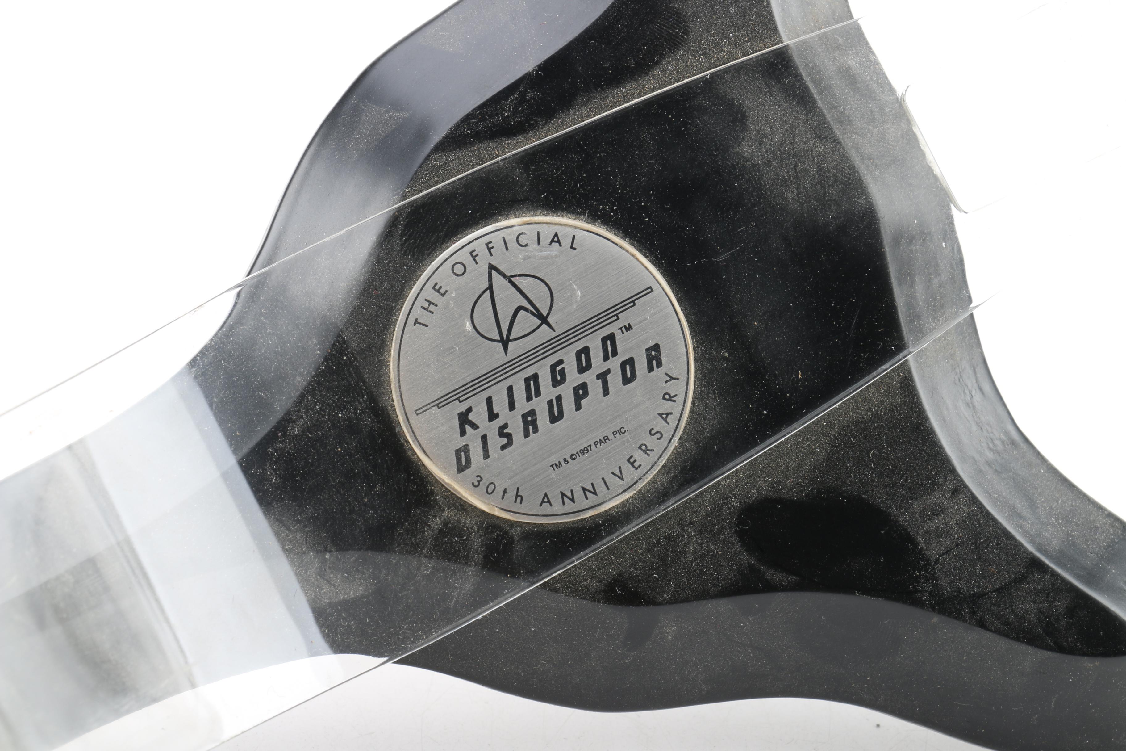 "Star Trek" Klingon Warship and Disruptor Models Including Franklin Mint