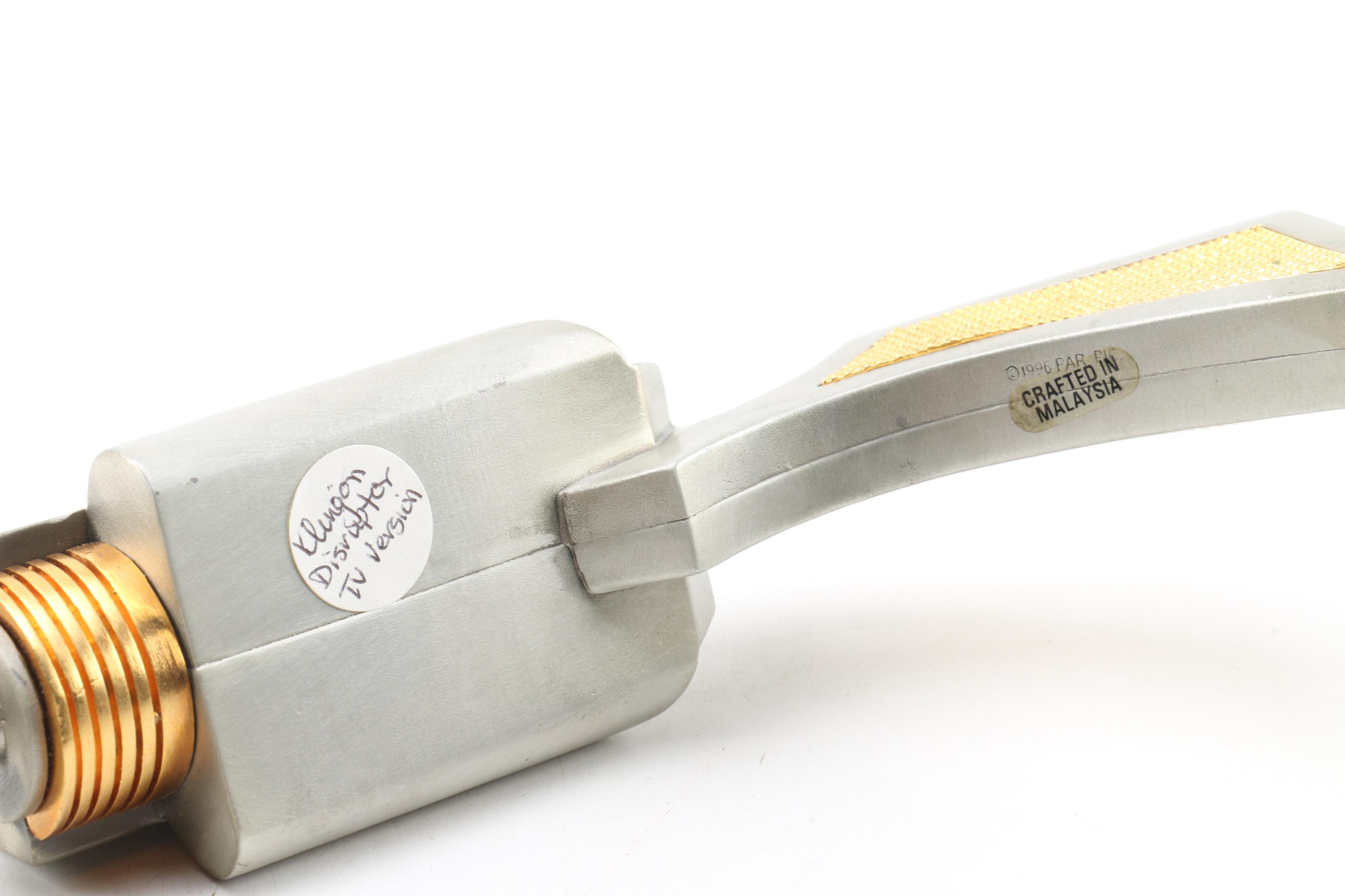 "Star Trek" Klingon Warship and Disruptor Models Including Franklin Mint