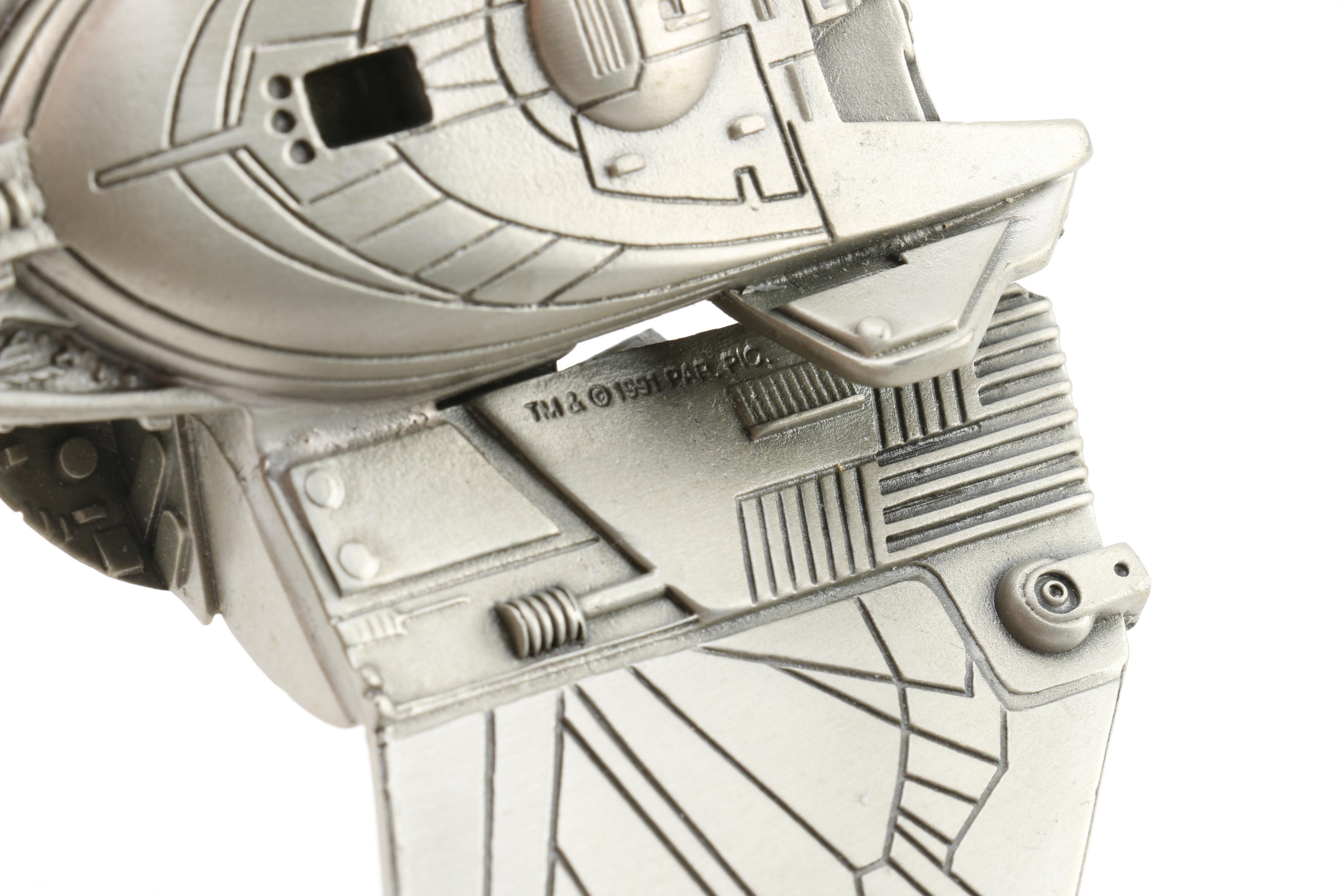 "Star Trek" Klingon Warship and Disruptor Models Including Franklin Mint