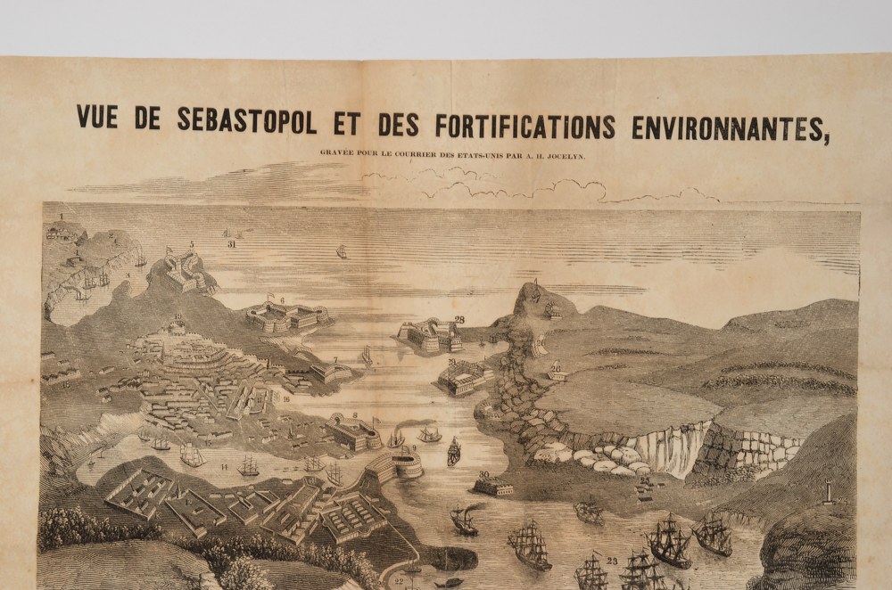 A.H. Jocelyn 19th Century "Le courrier des Etats-Unis" Wood Engraving