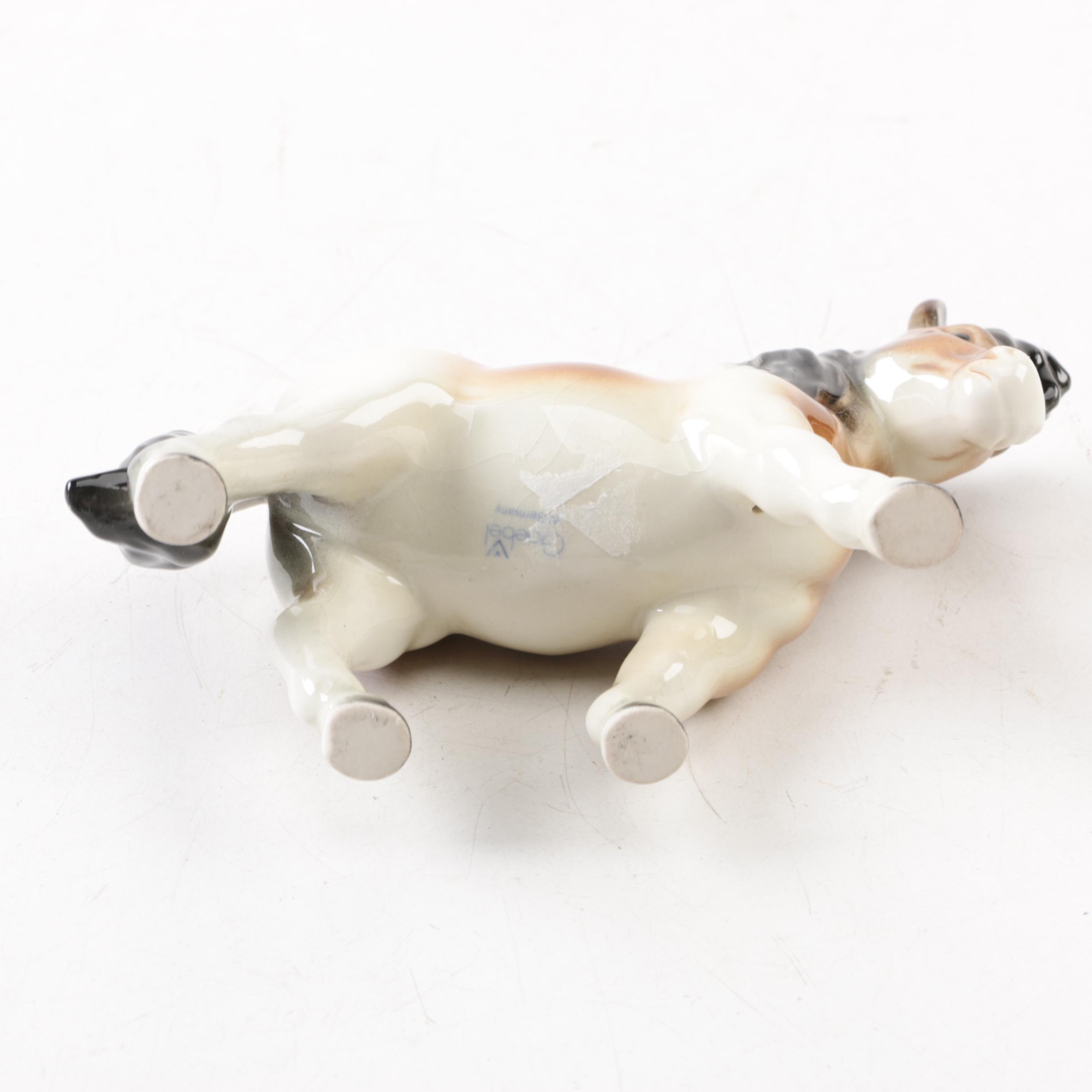 Late 1970s Goebel Porcelain Horse Figurine