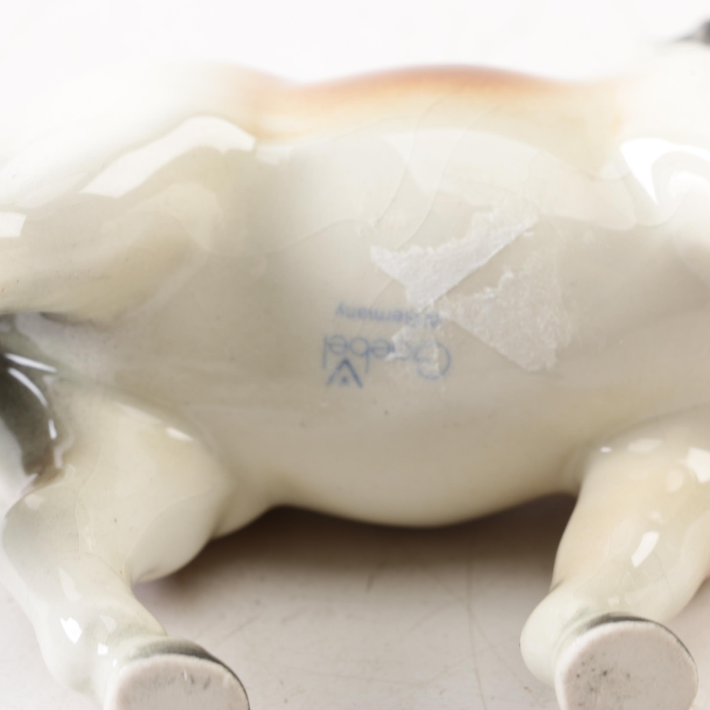Late 1970s Goebel Porcelain Horse Figurine