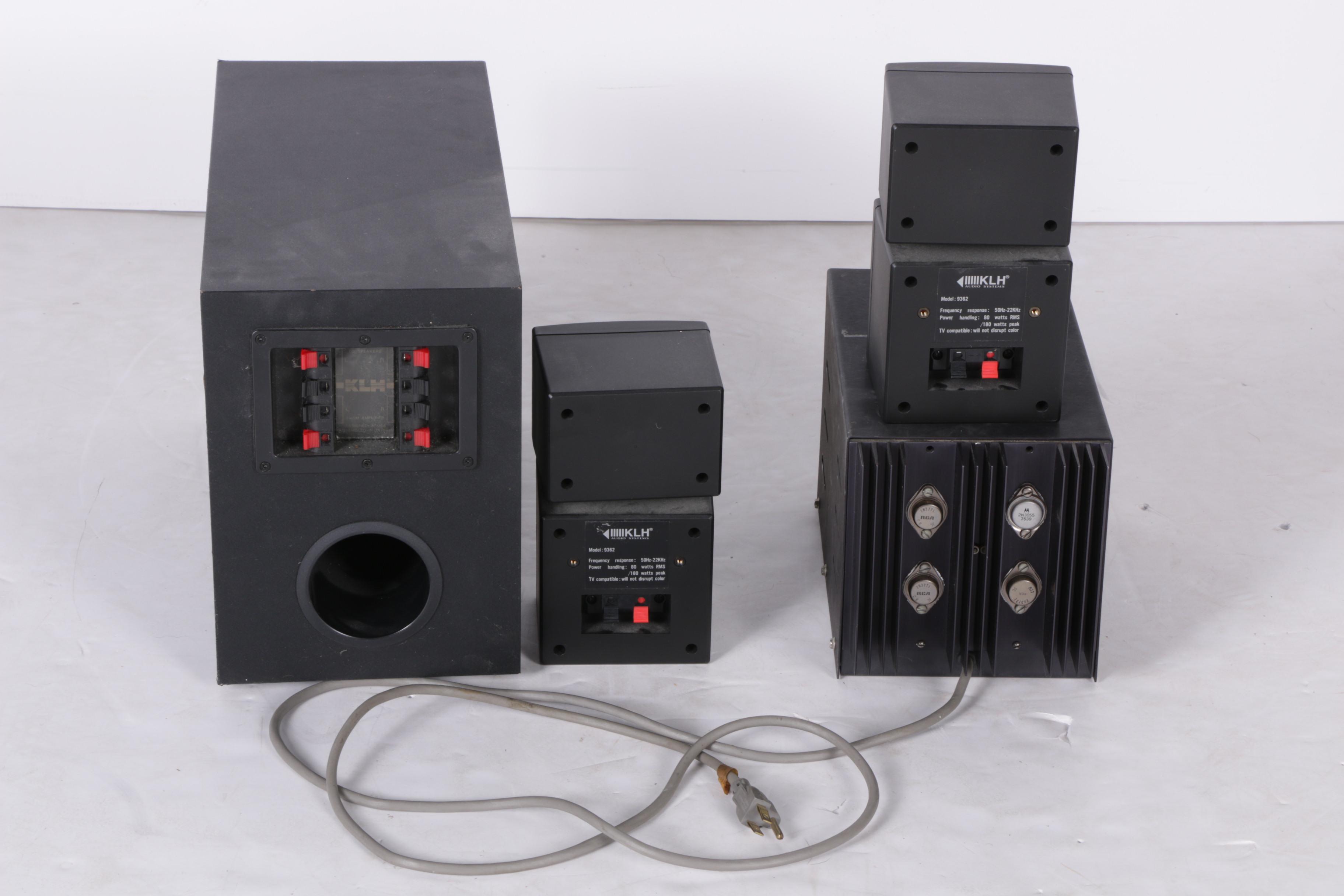 KLH Subwoofer and Model 9362 Speakers