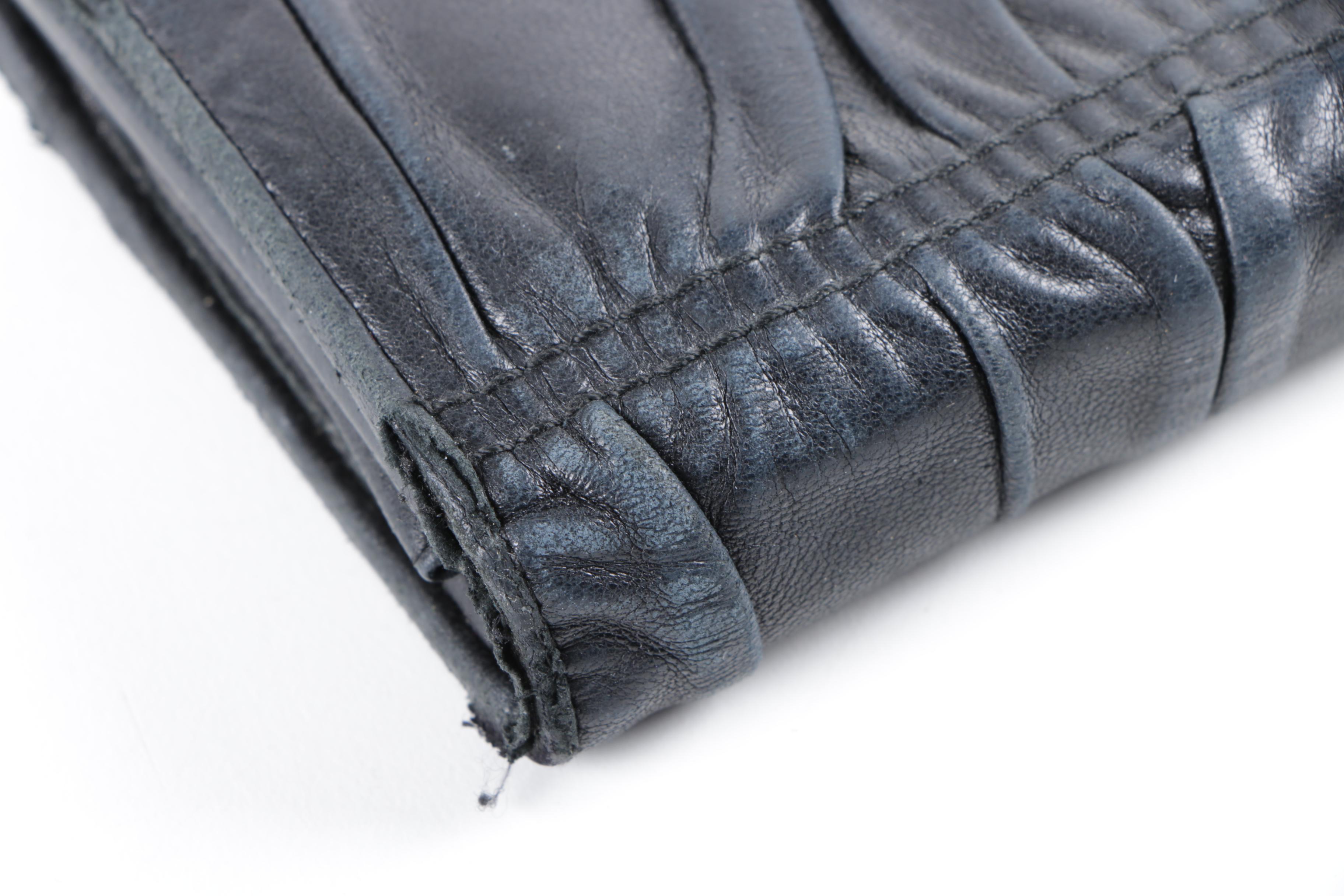 Prada Gathered Leather Wallet