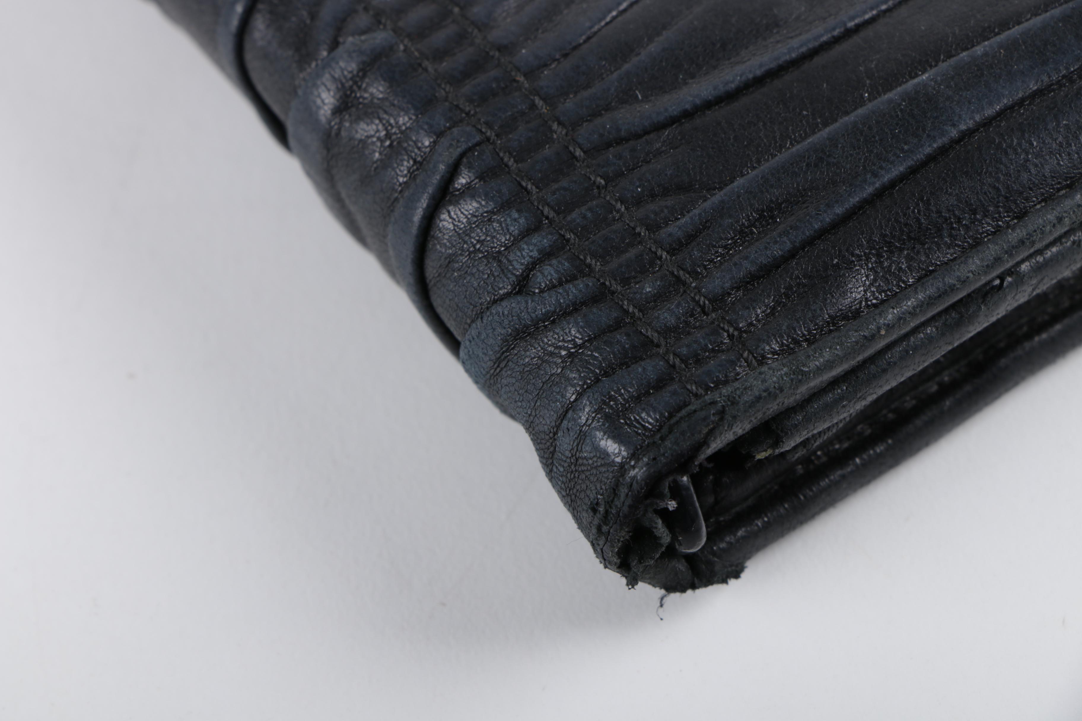 Prada Gathered Leather Wallet