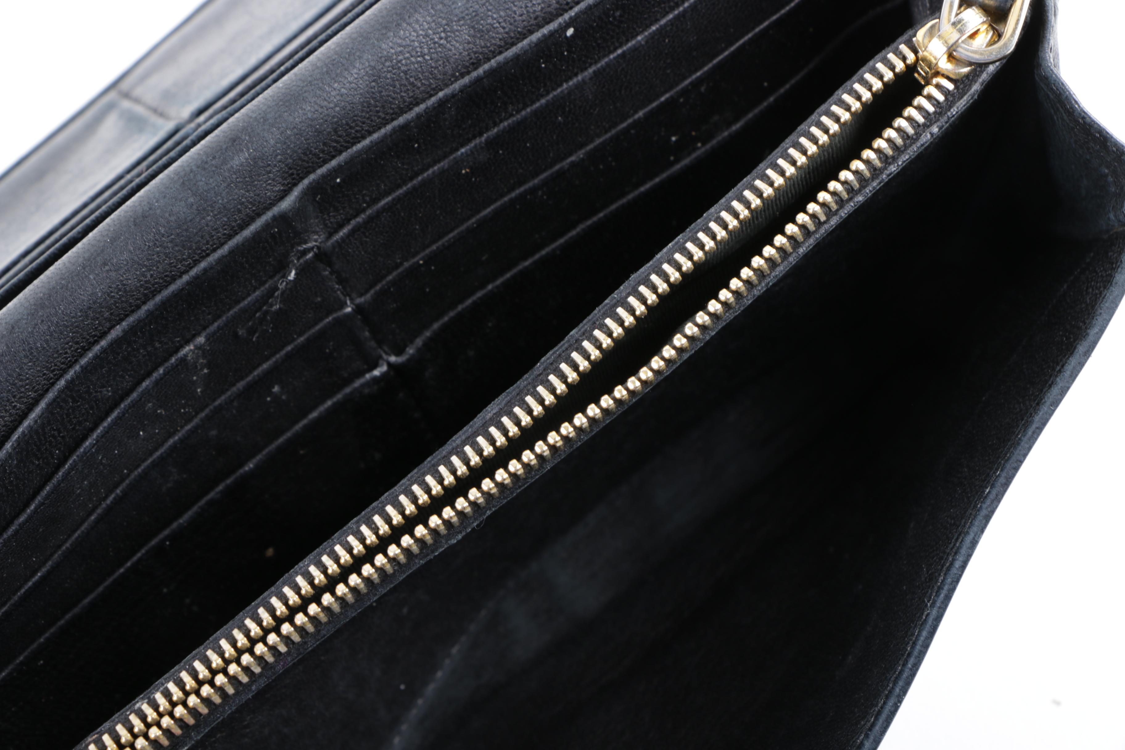 Prada Gathered Leather Wallet