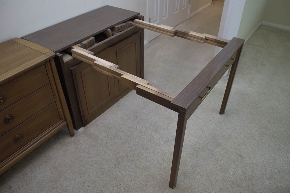 Expanding Table Cabinet