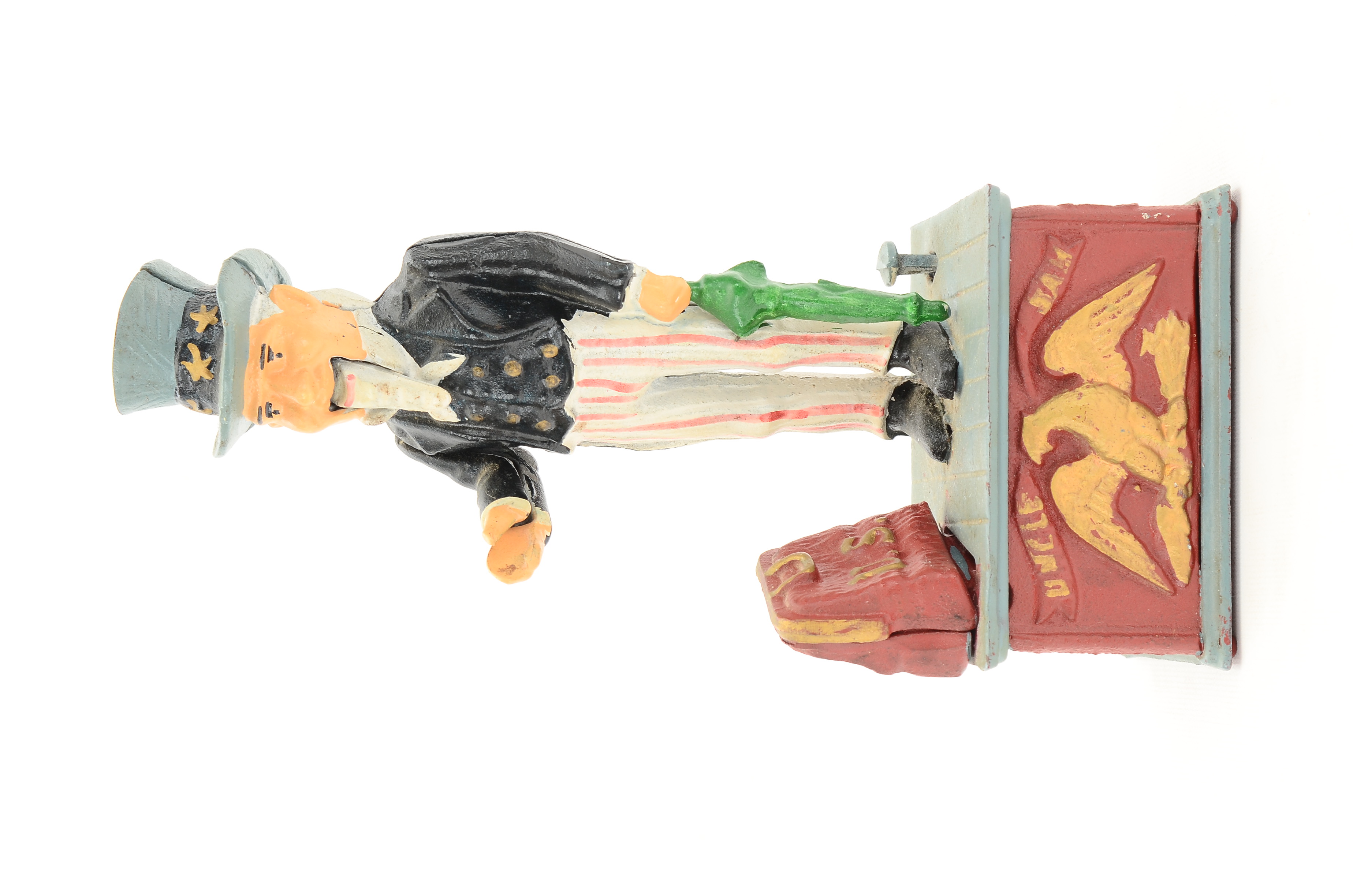 Reproduction Uncle Sam Bank and Metal Replica Roadster