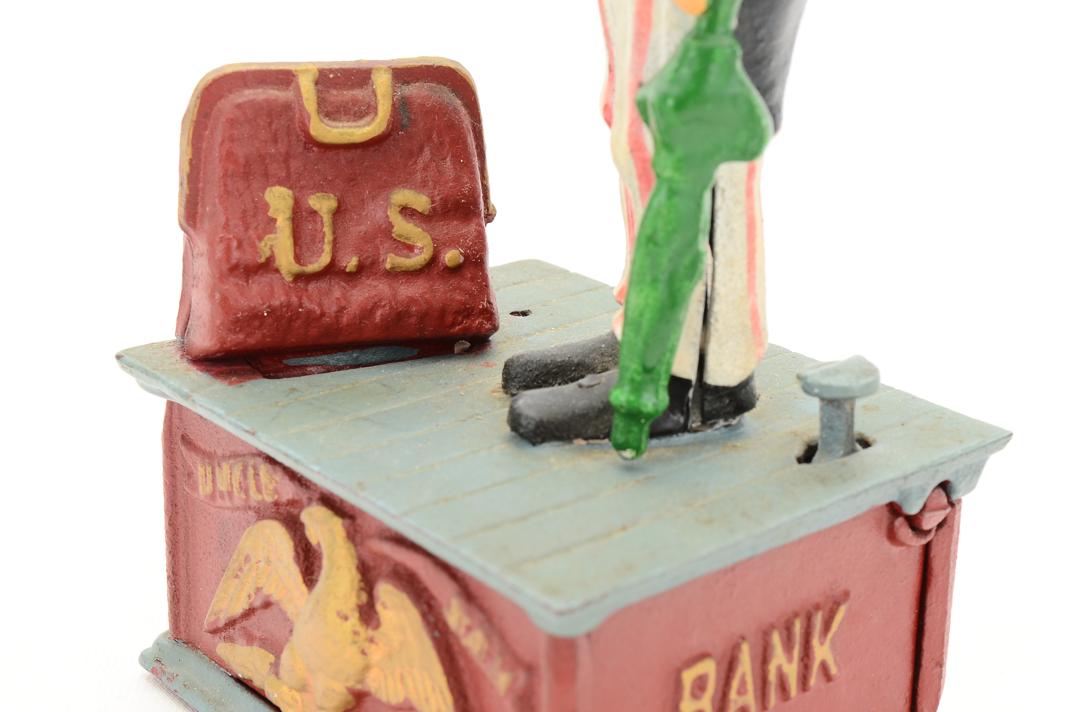 Reproduction Uncle Sam Bank and Metal Replica Roadster