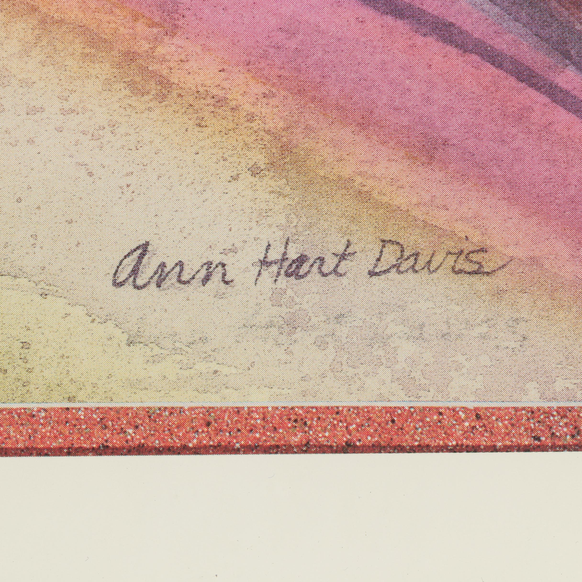 Offset Lithograph After Ann Hart Davis "Cactus Trio"