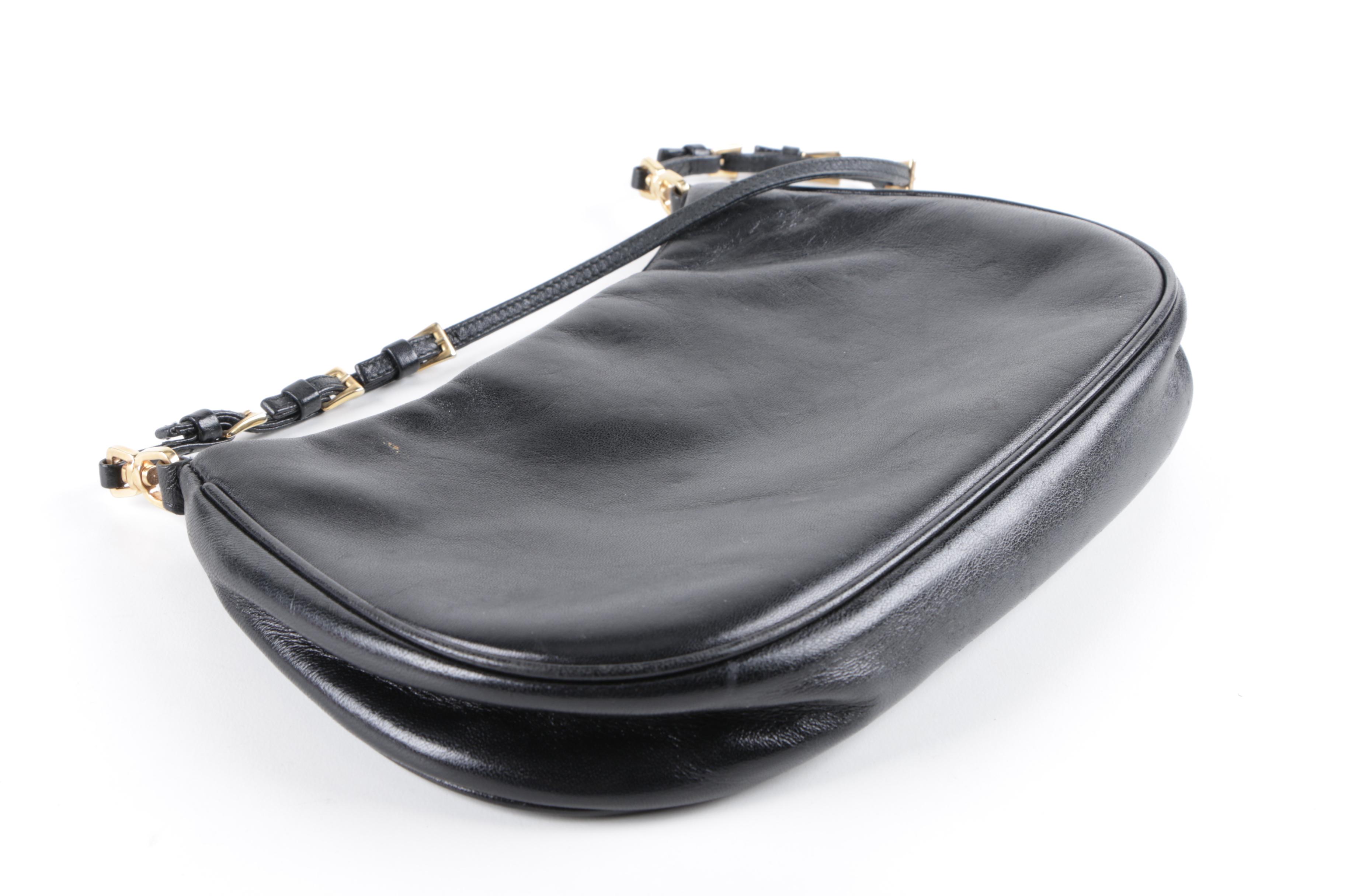 Prada Black Leather Handbag