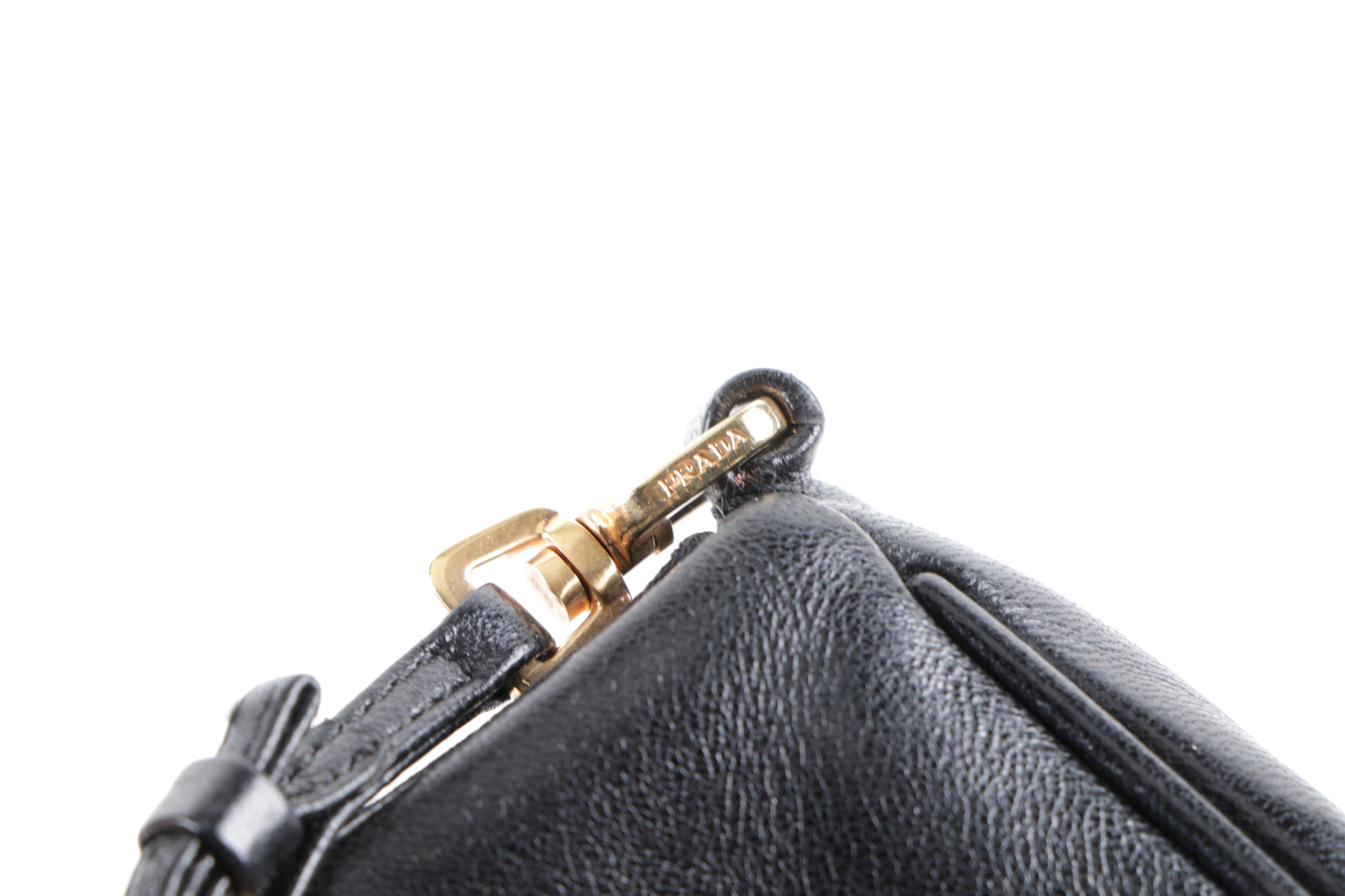 Prada Black Leather Handbag