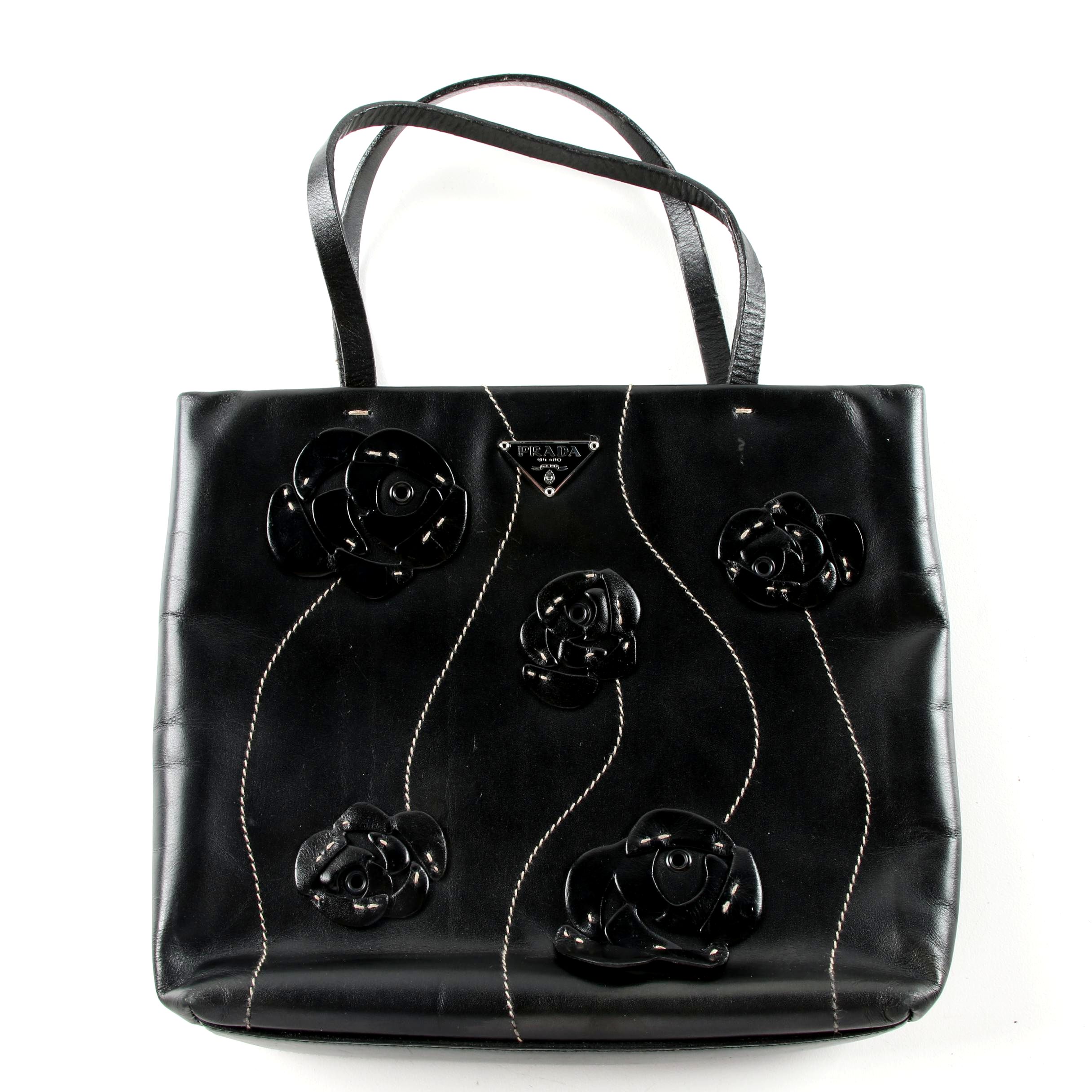 Prada Black Leather Handbag