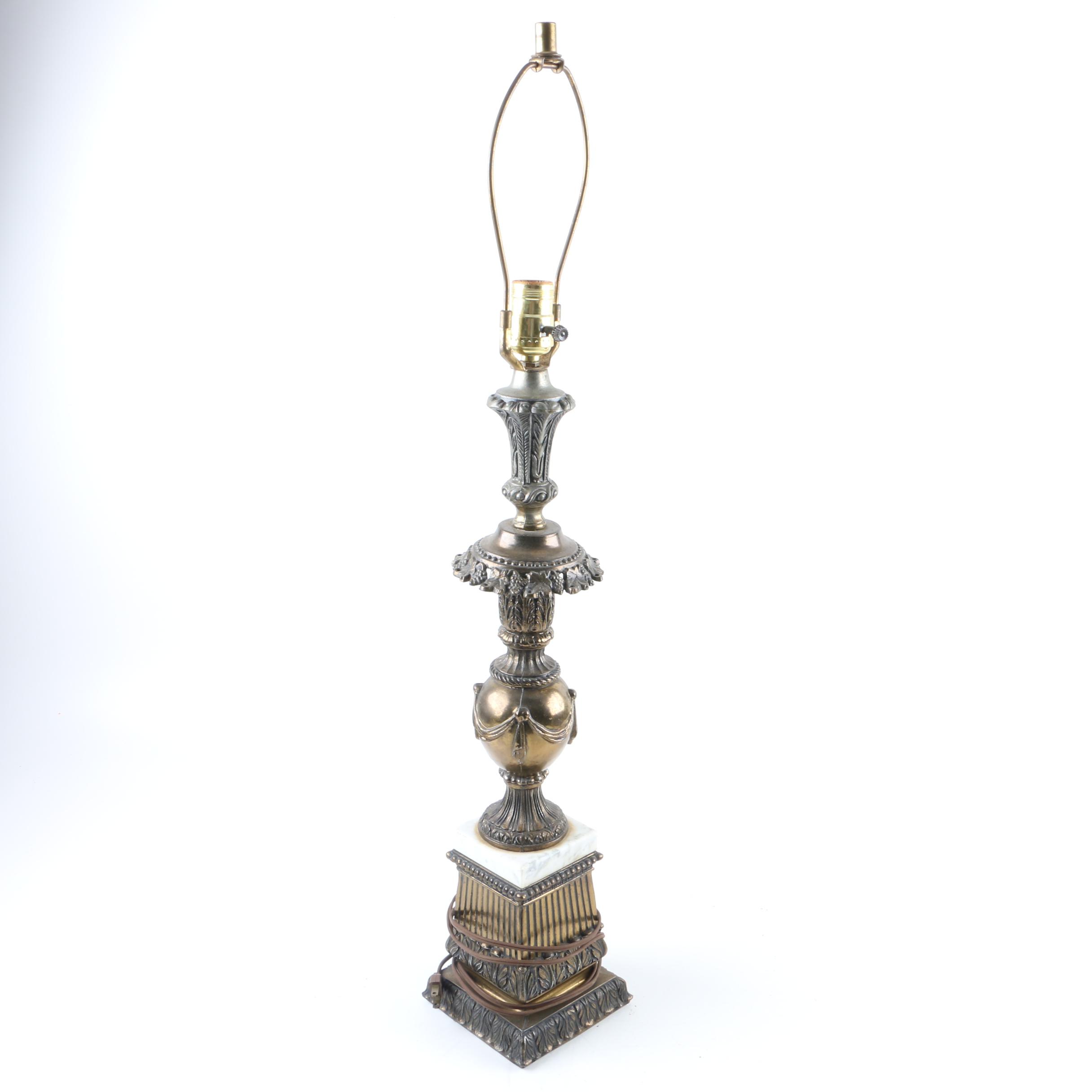 Neoclassical Style Metal Lamp