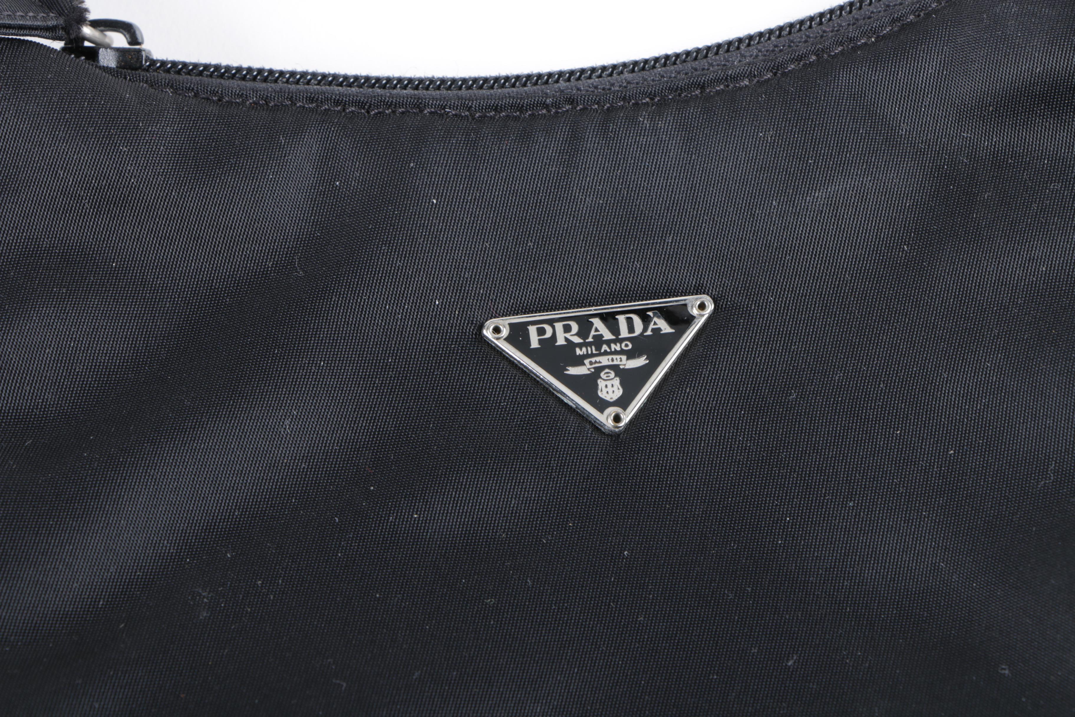 Prada Black Nylon Handbag
