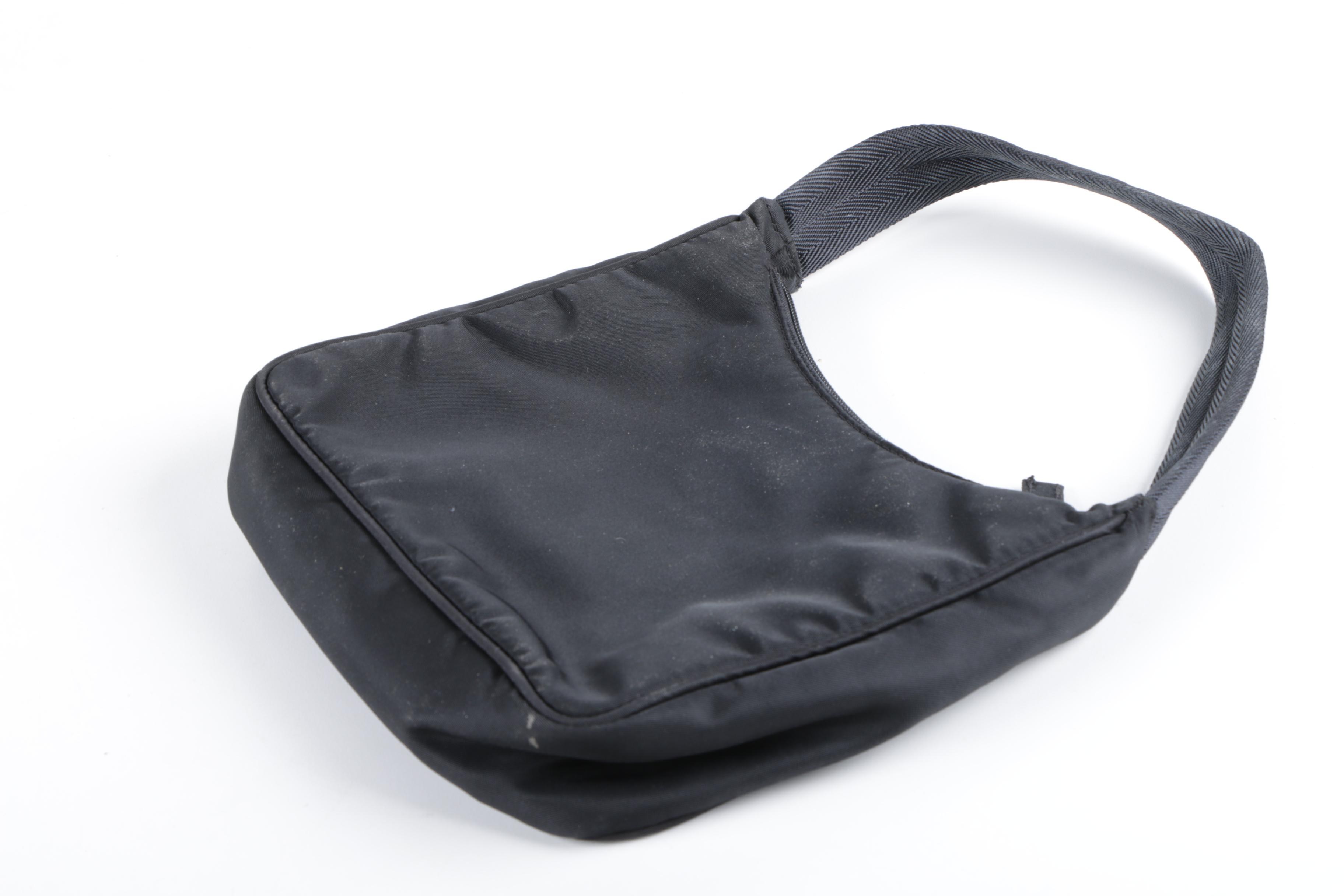 Prada Black Nylon Handbag