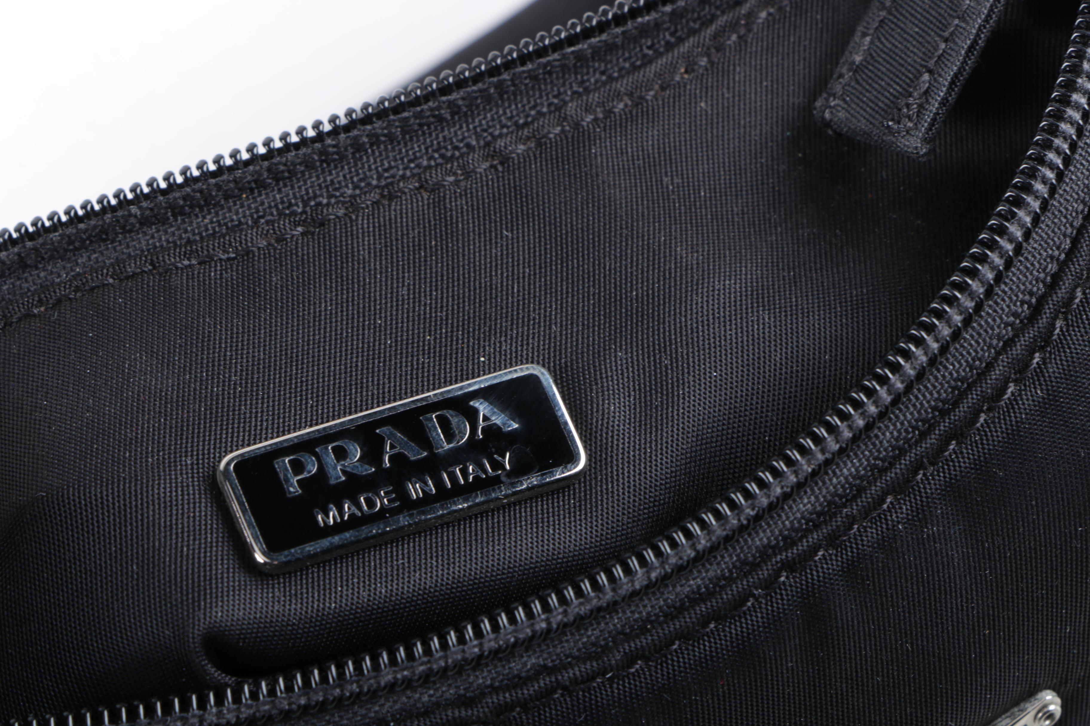 Prada Black Nylon Handbag
