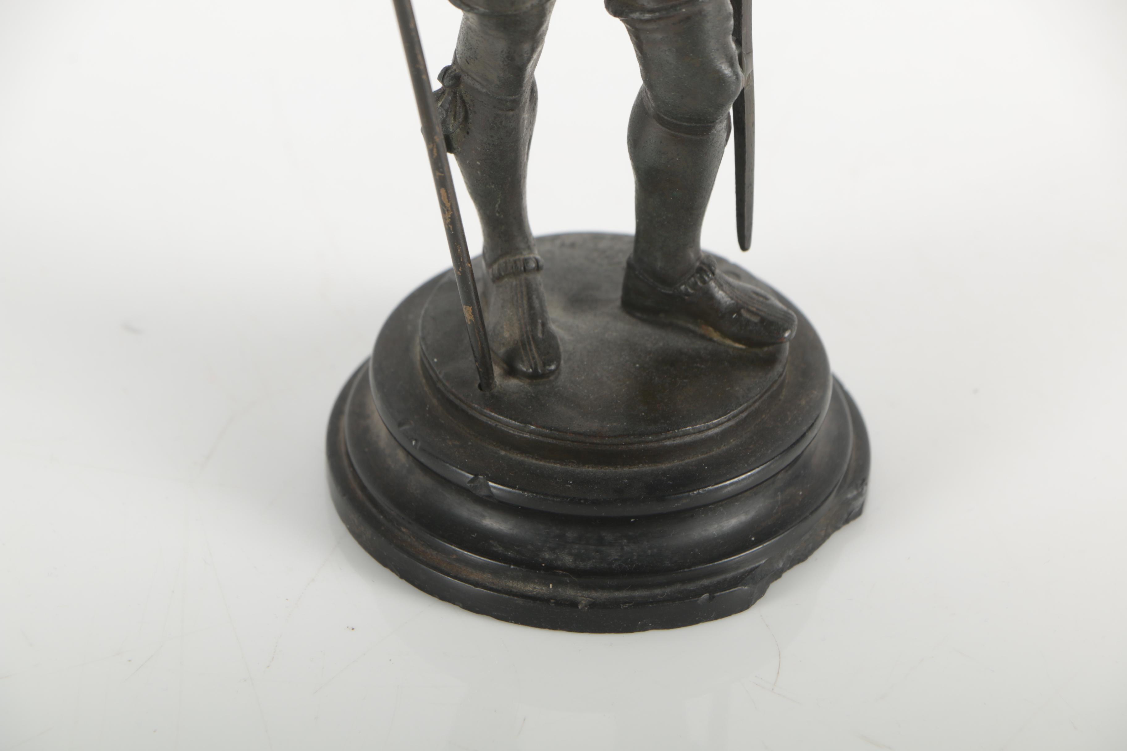 Brass Sculpture of Soldier
