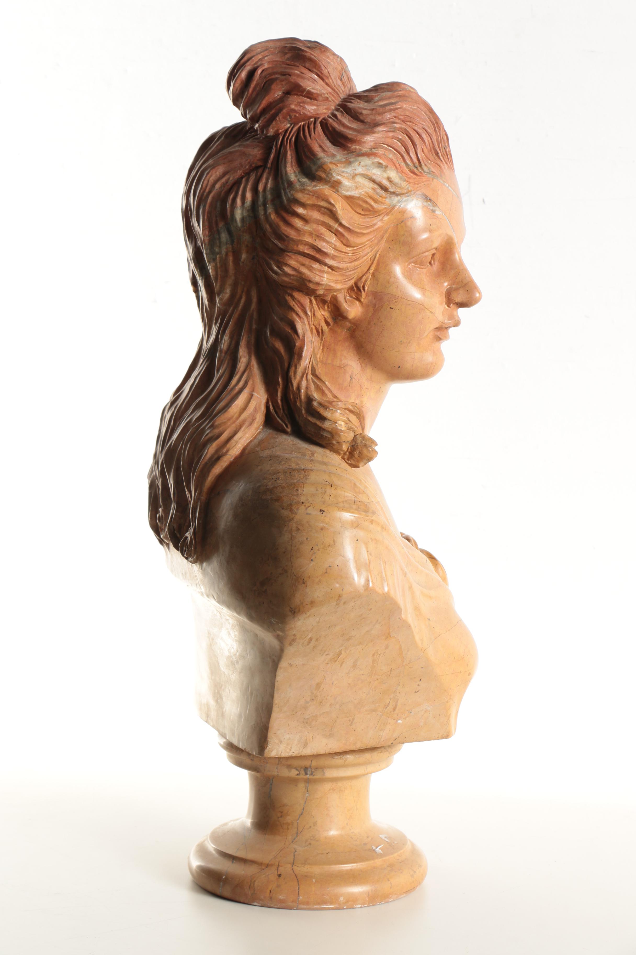 Marble Bust of Marie Antoinette