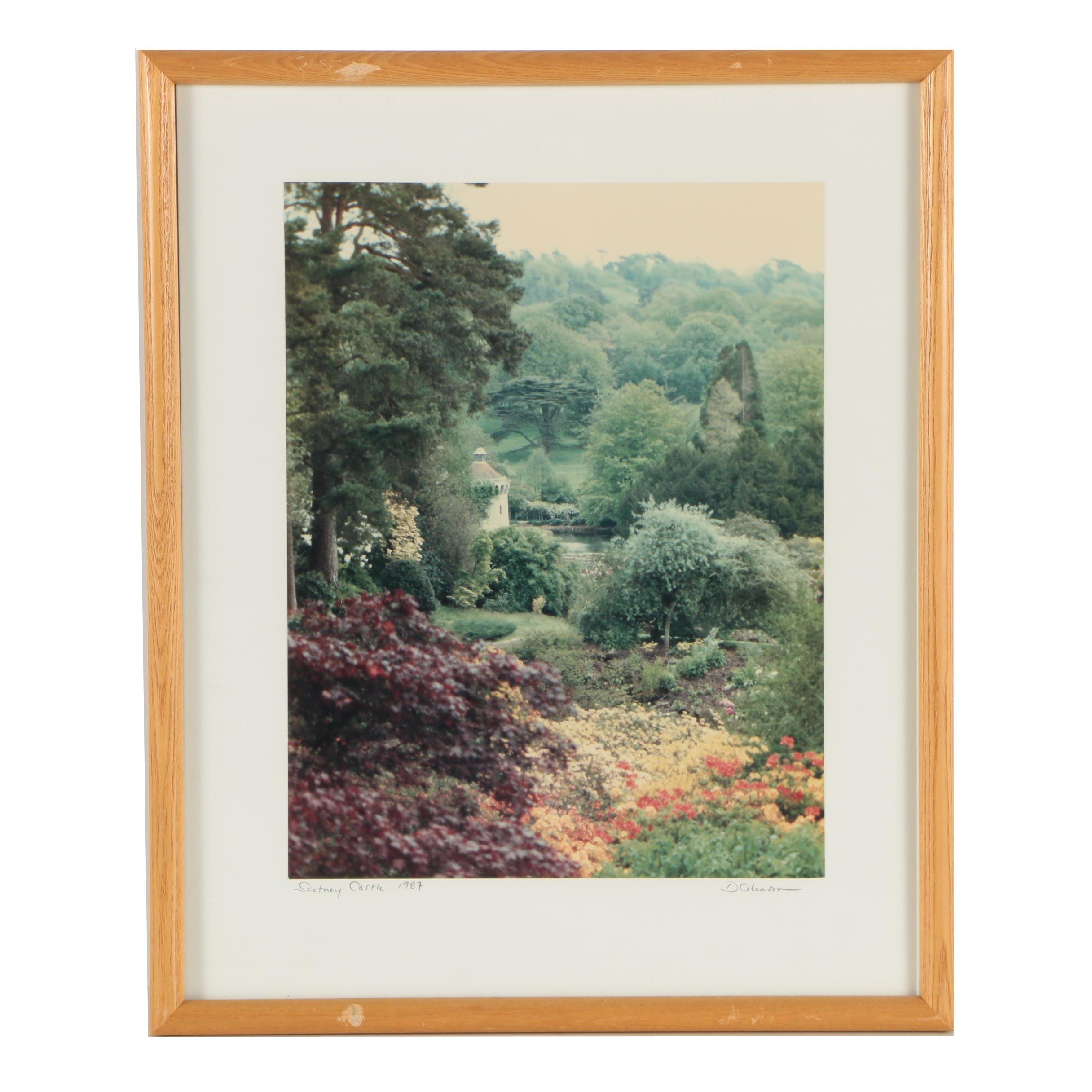 D. Gleason Color Photograph "Scotney Castle 1987"
