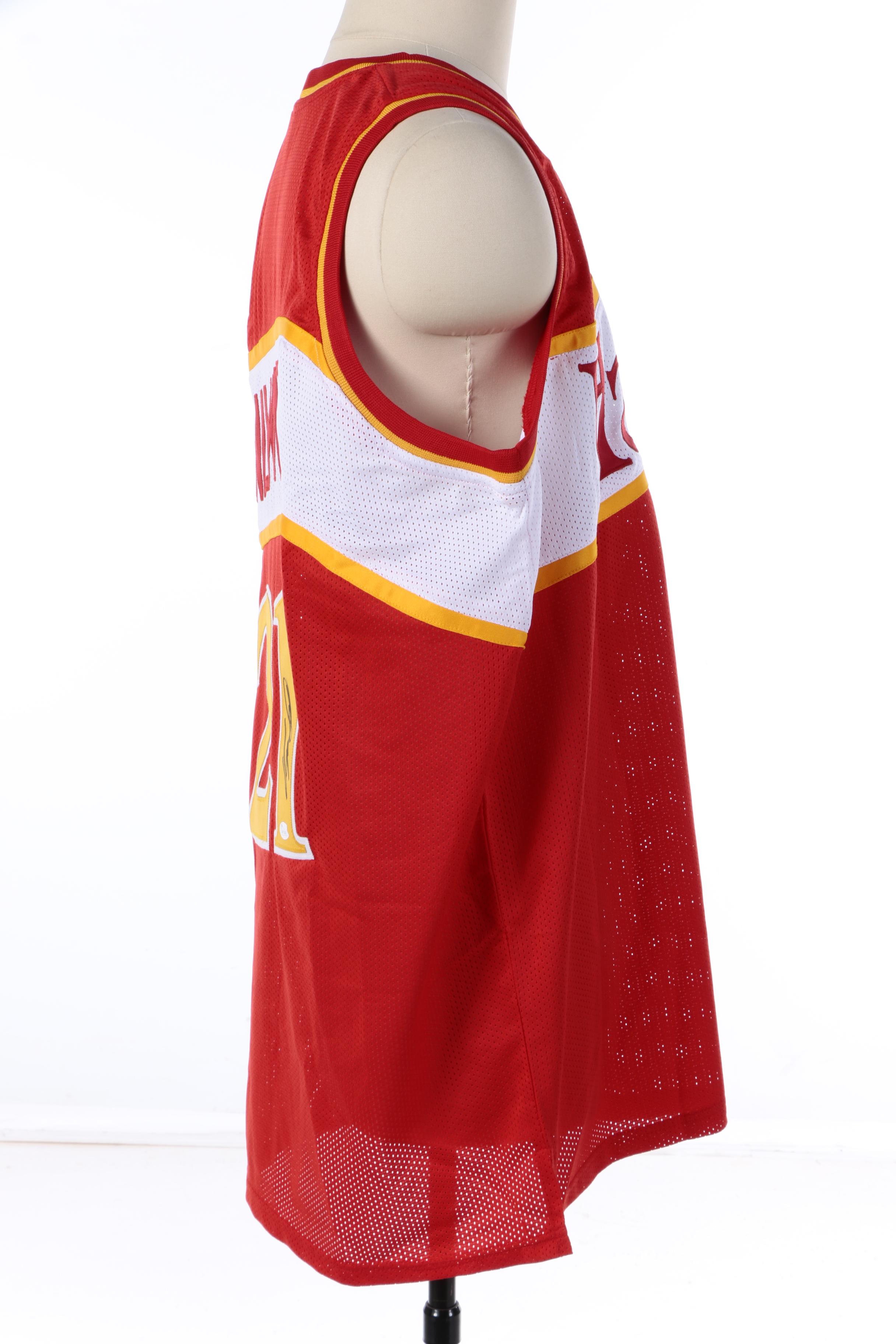 Dominique Wilkins Autographed Atlanta Hawks Jersey