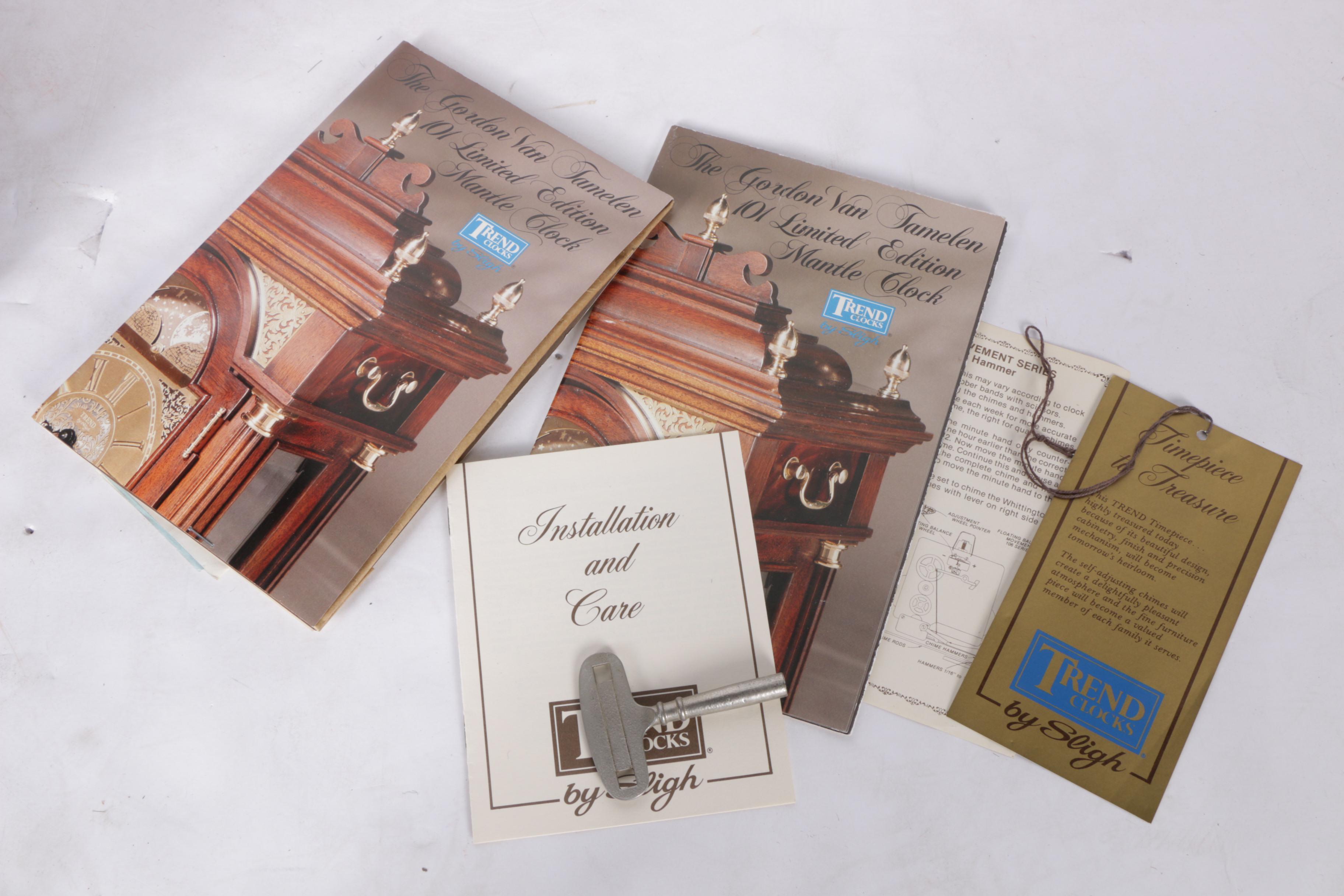 Trend by Sligh "Gordon Van Tamelen" Limited Edition Mantel Clock