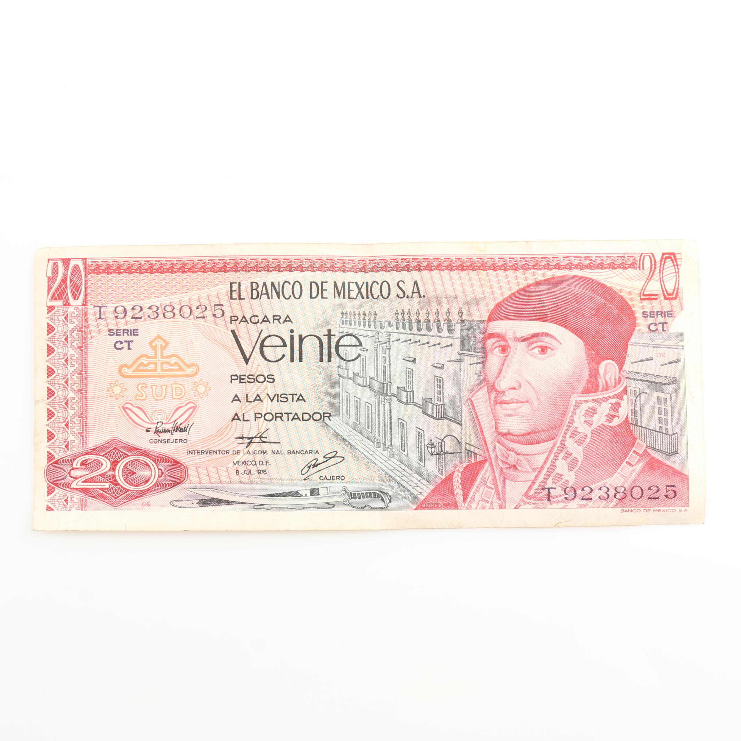 Group of Foreign Coins and Currency