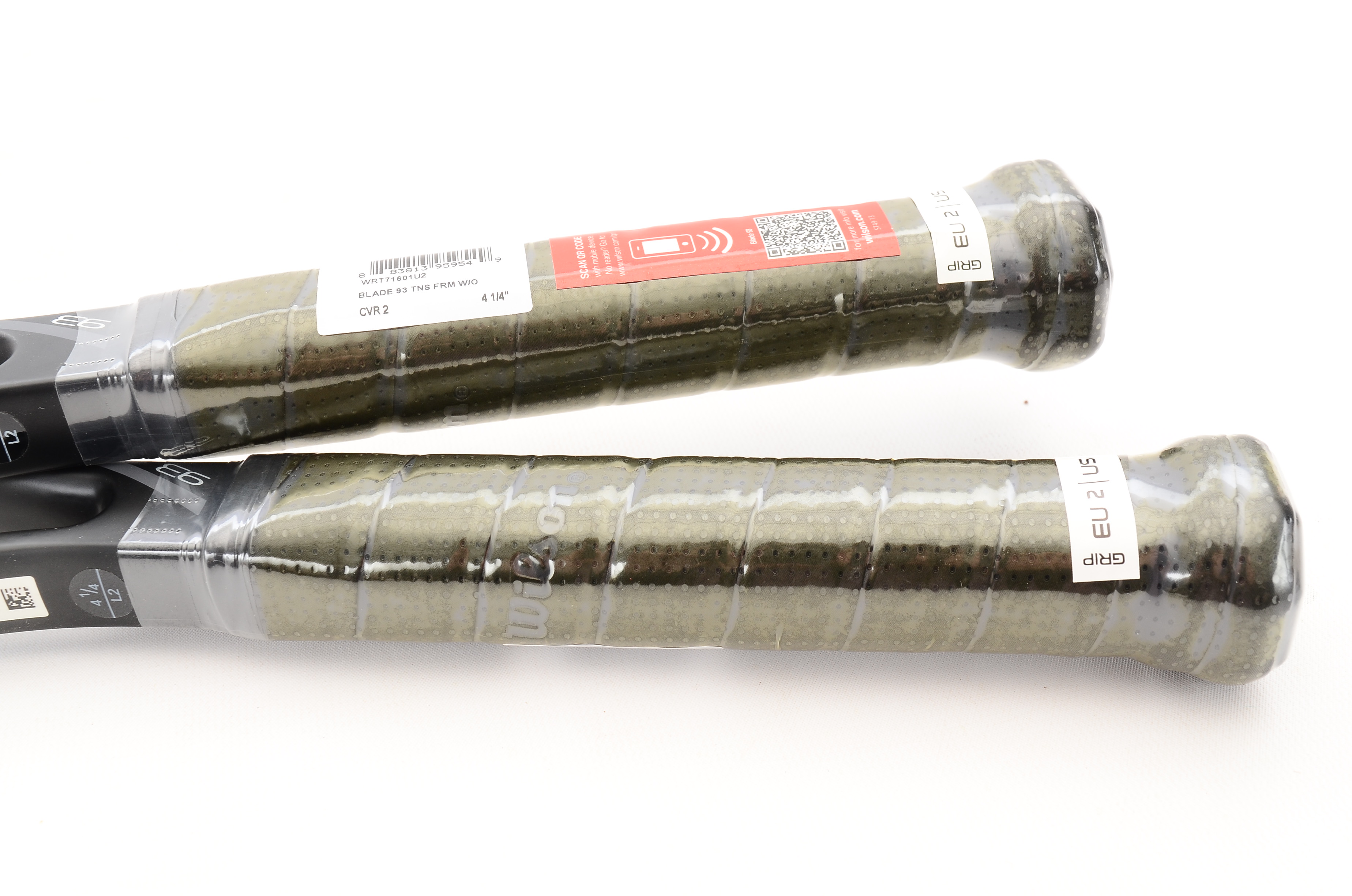 Pair of Wilson Blade 93 Tennis Racquets