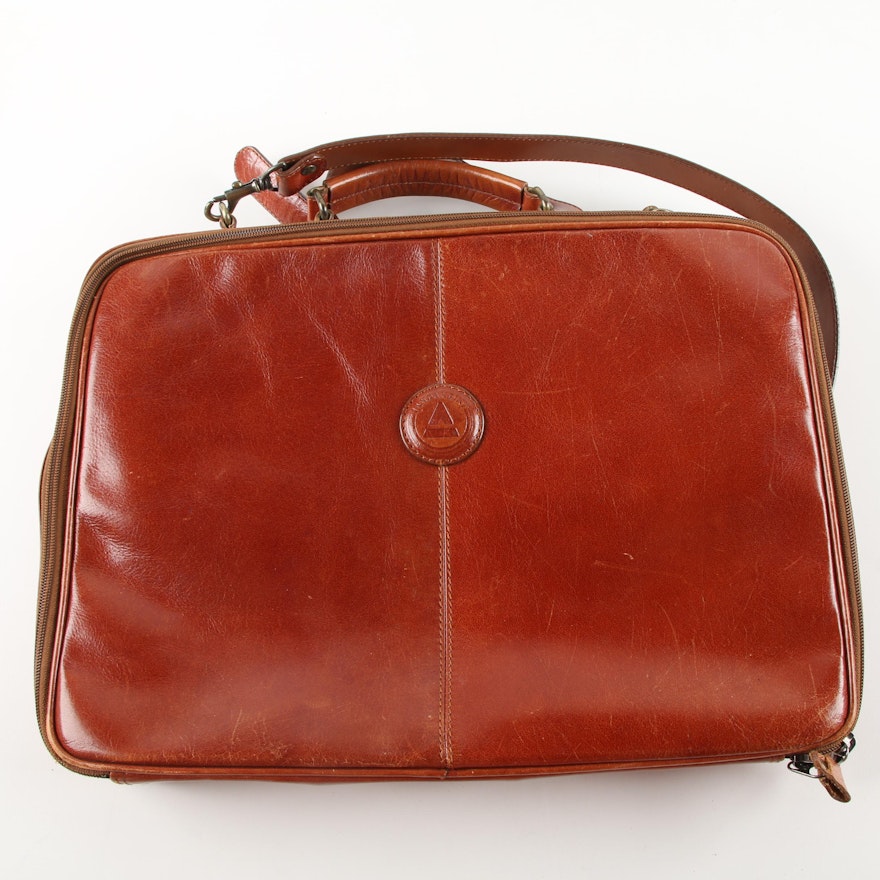 Vintage Andantini Brown Leather Briefcase