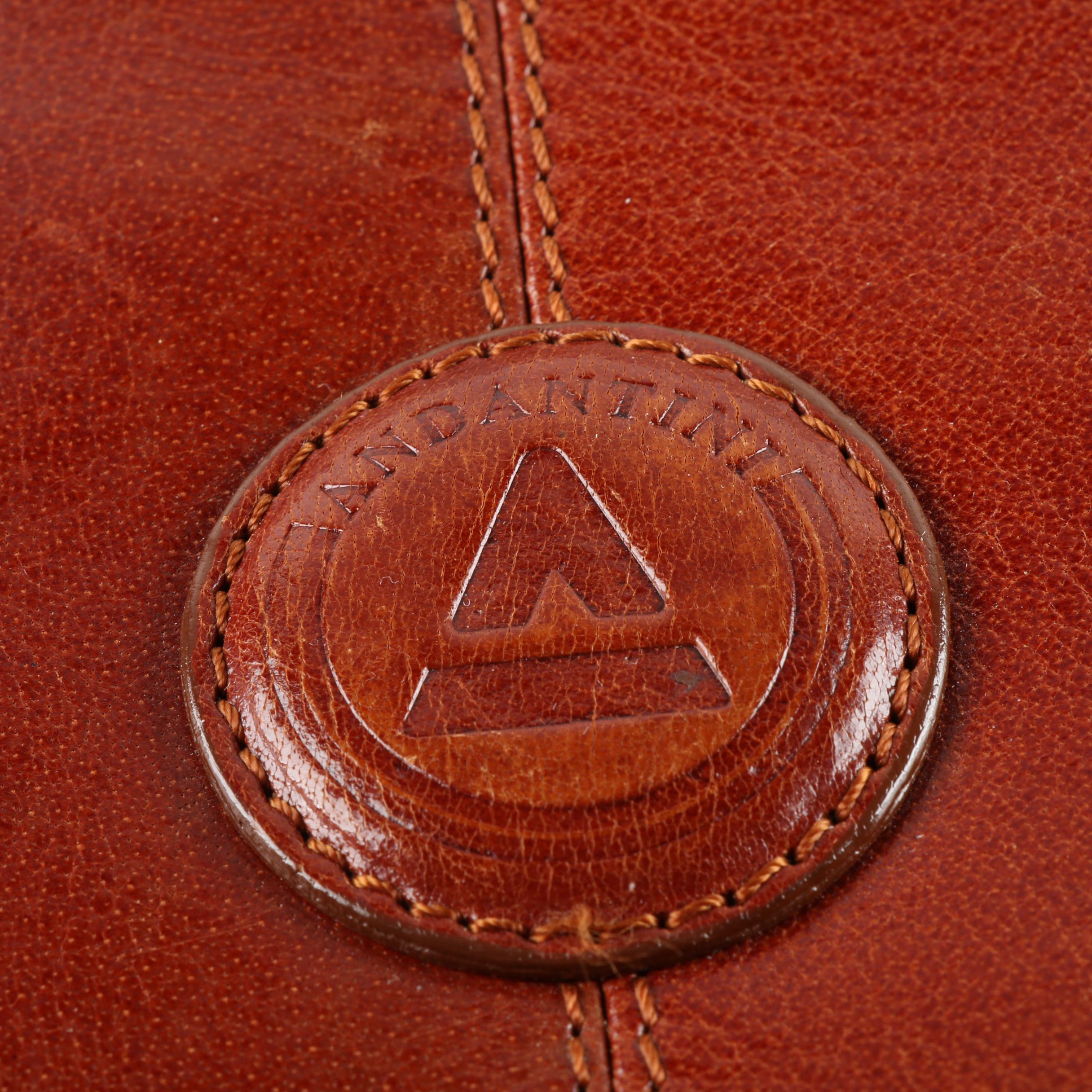 Vintage Andantini Brown Leather Briefcase