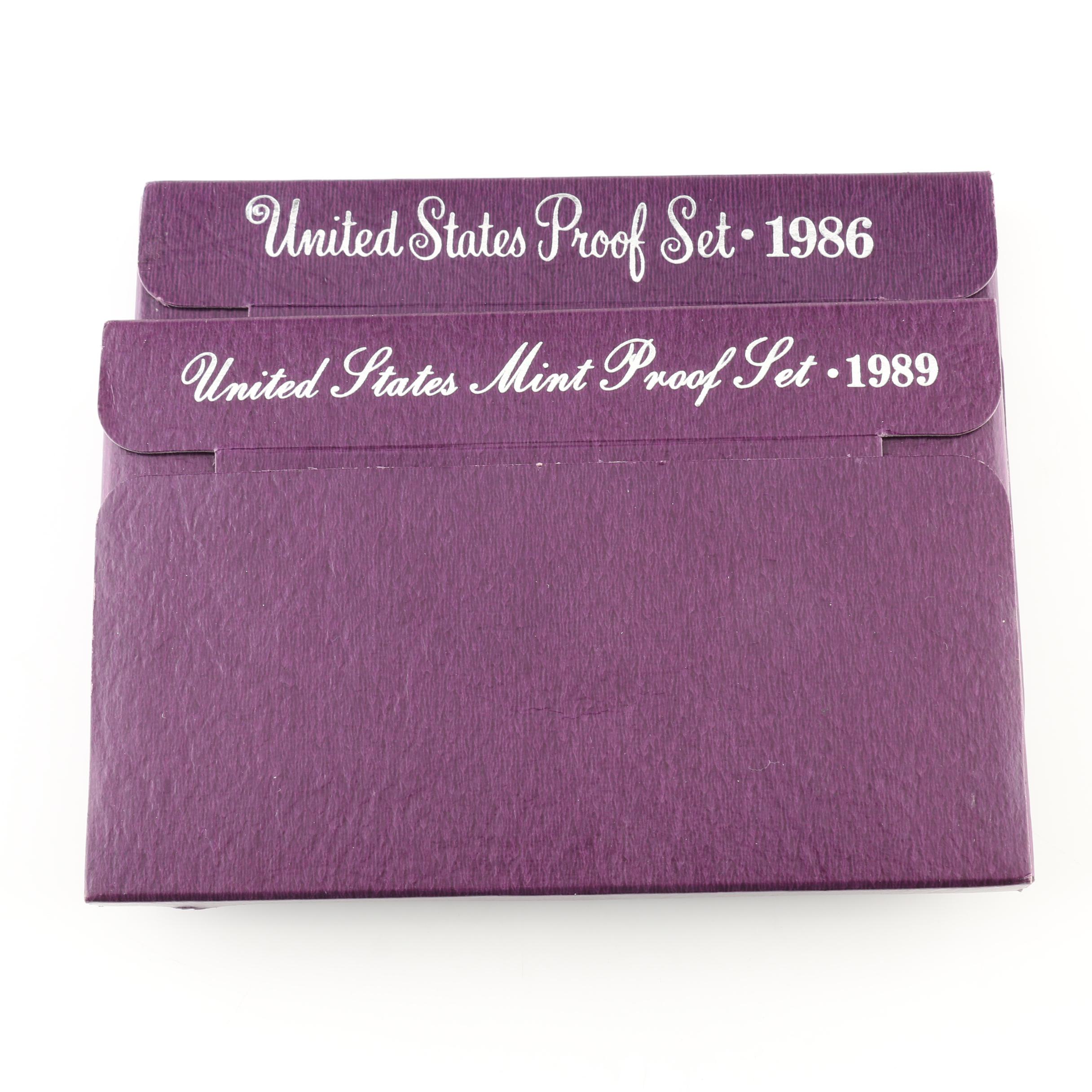 Two U.S. Mint Proof Sets from the 1980s
