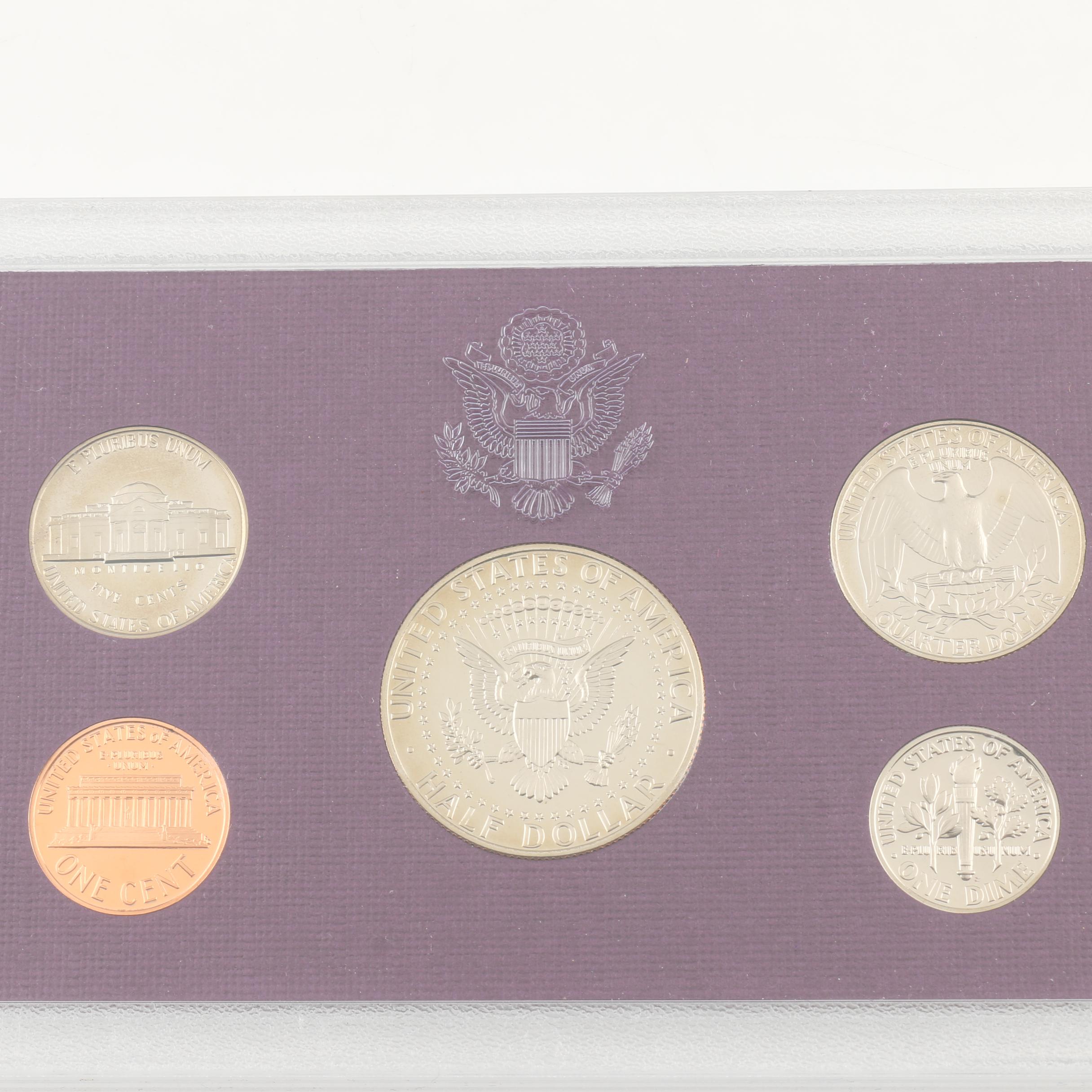 Two U.S. Mint Proof Sets from the 1980s