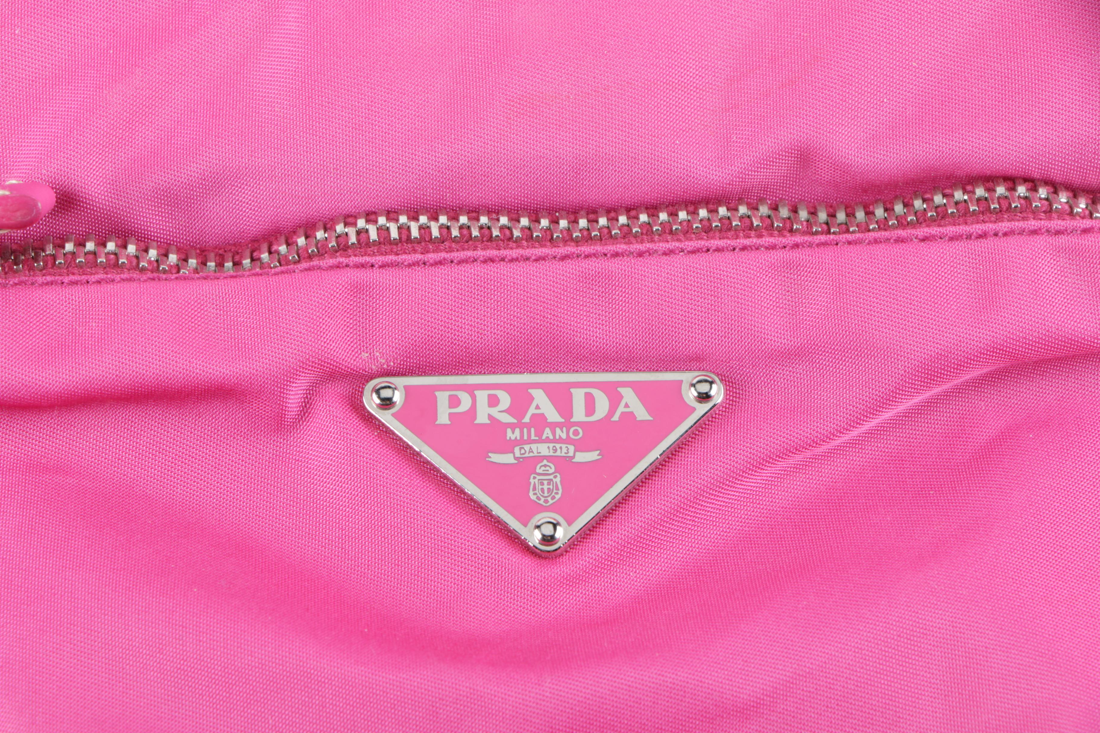 Prada Pink Nylon Crossbody Bag