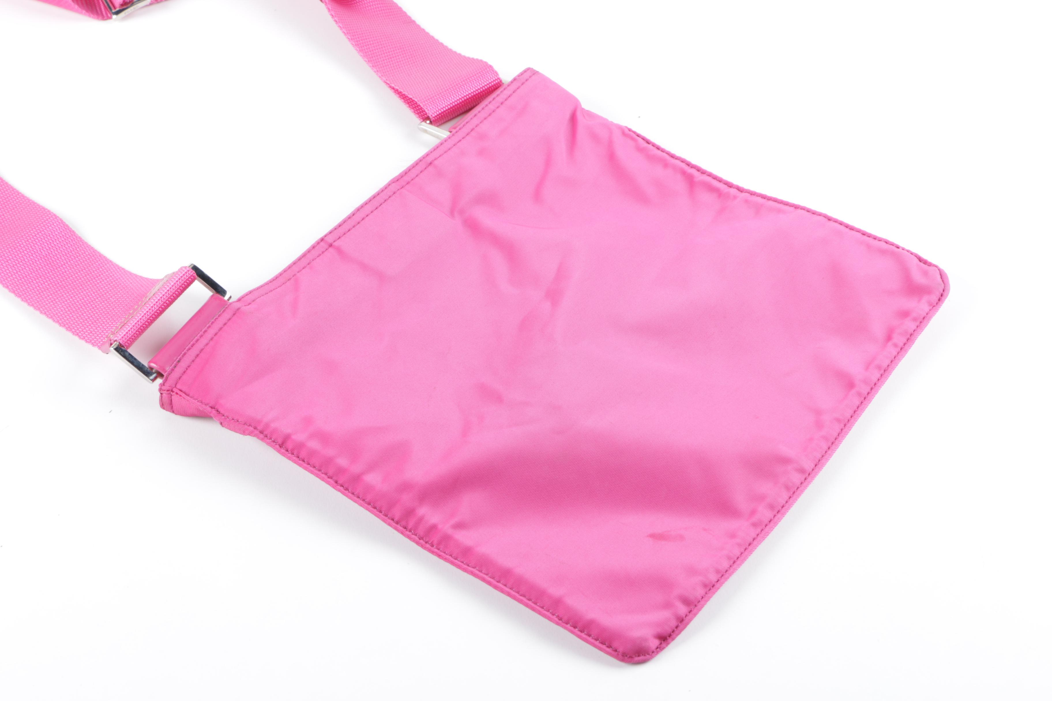 Prada Pink Nylon Crossbody Bag